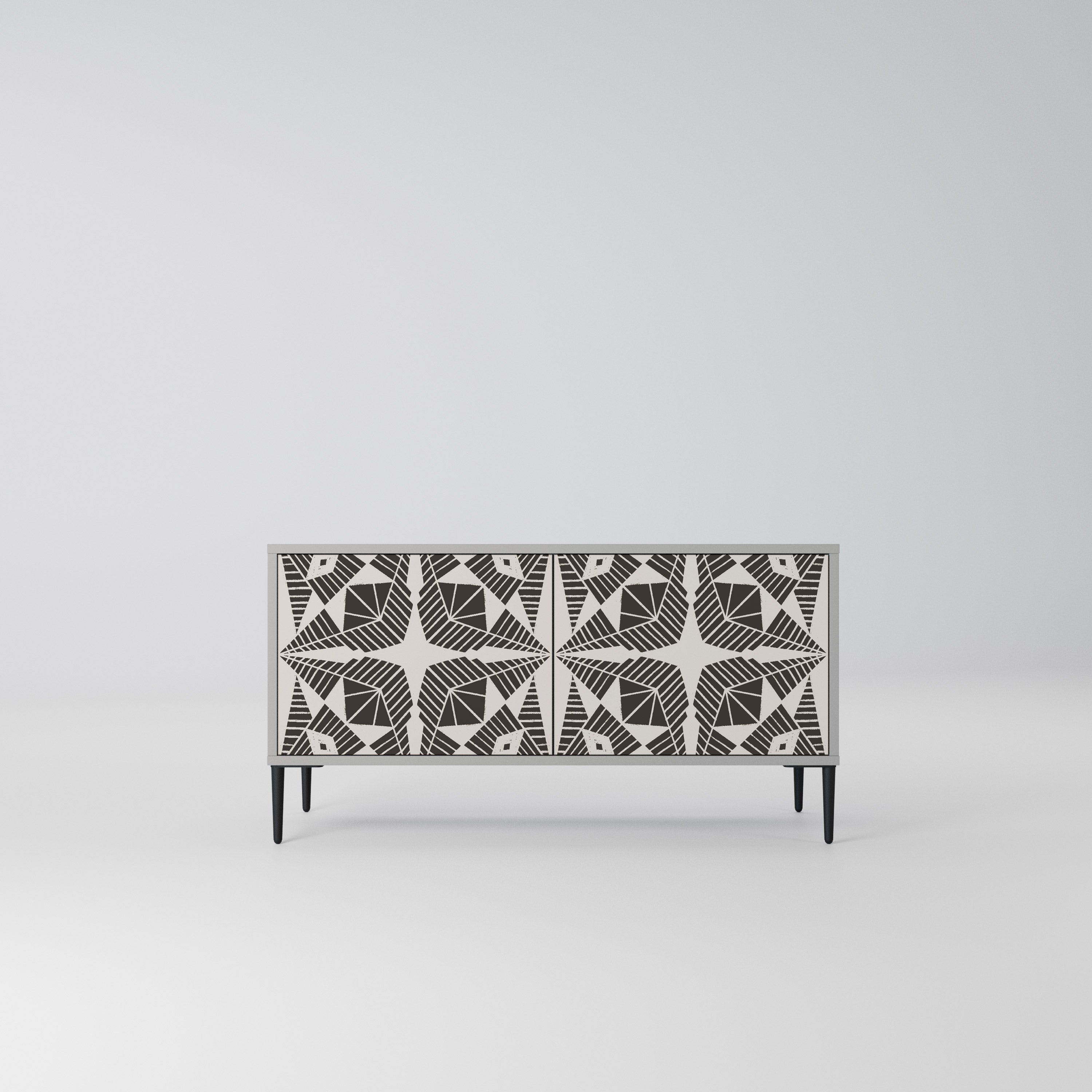 MONOCHROME NEXUS Kompaktowa szafka RTV 2-drzwiowa