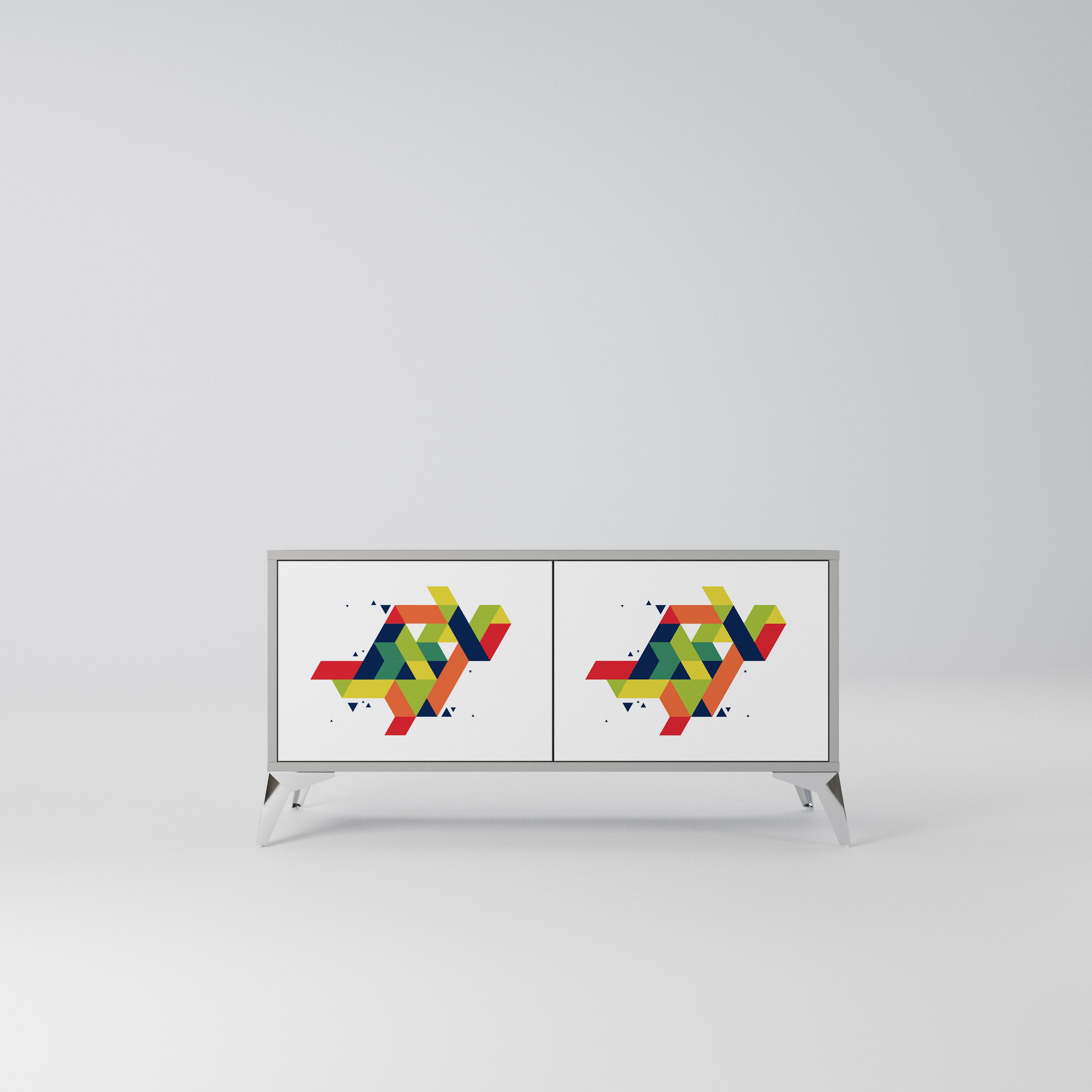 FUTURE SIGN Kompaktowa szafka RTV 2-drzwiowa