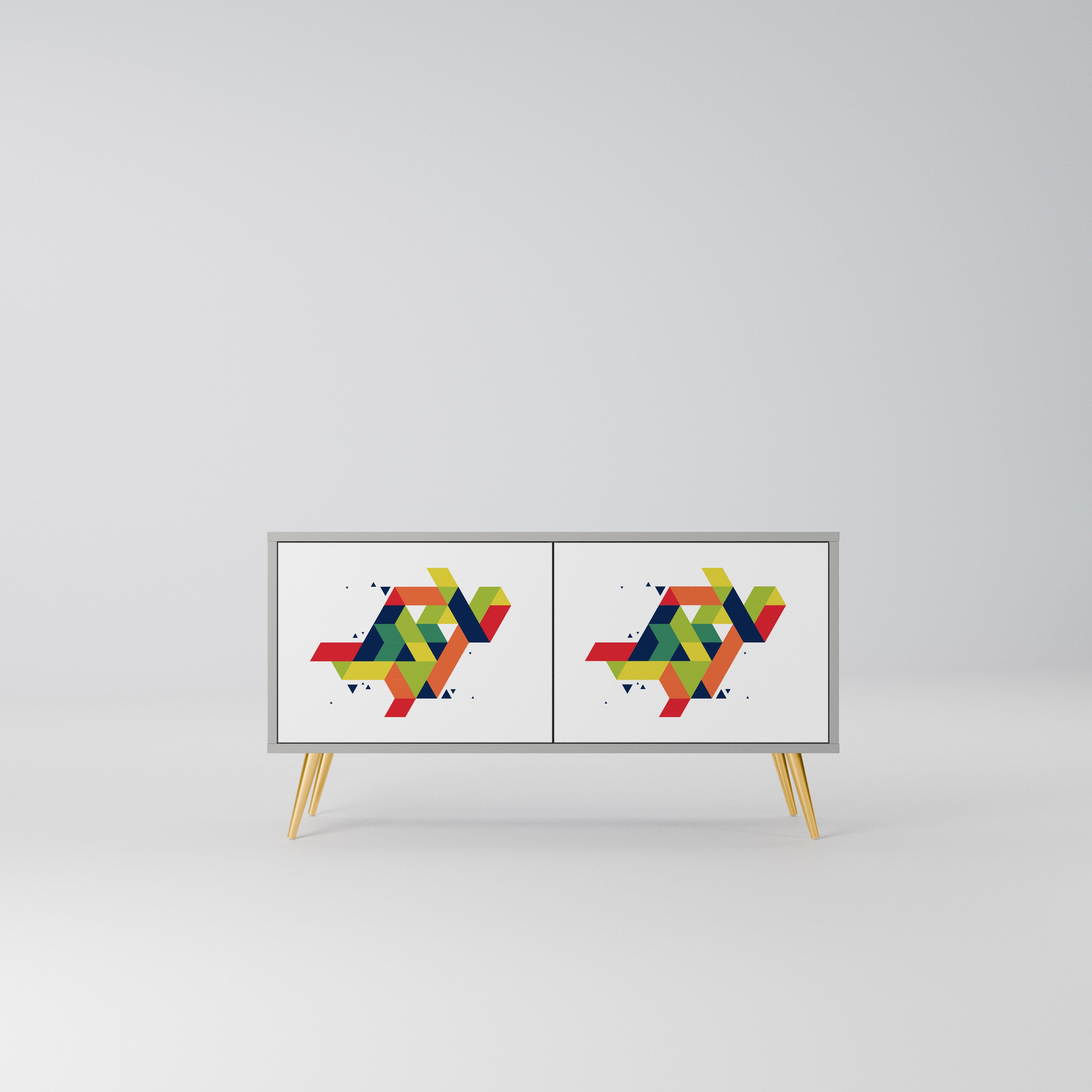 FUTURE SIGN Kompaktowa szafka RTV 2-drzwiowa
