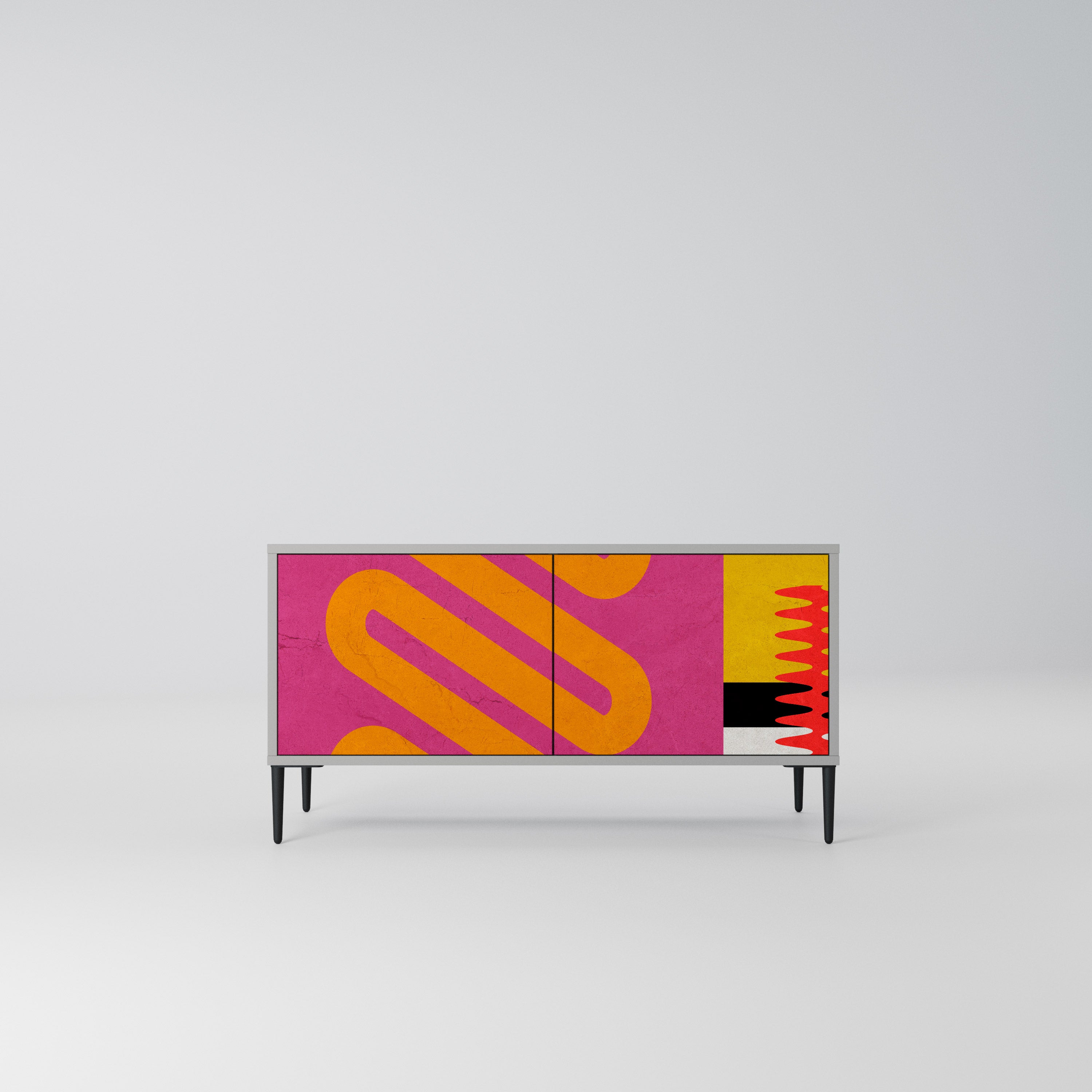 VIVID ART Kompaktowa szafka RTV 2-drzwiowa
