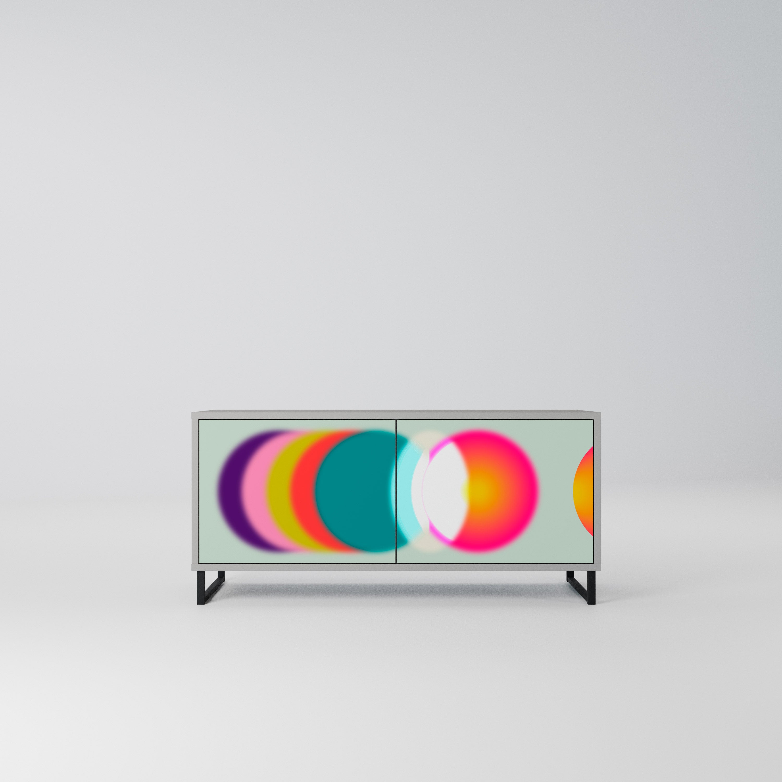 SYMPHONY OF COLORS Kompaktowa szafka RTV 2-drzwiowa