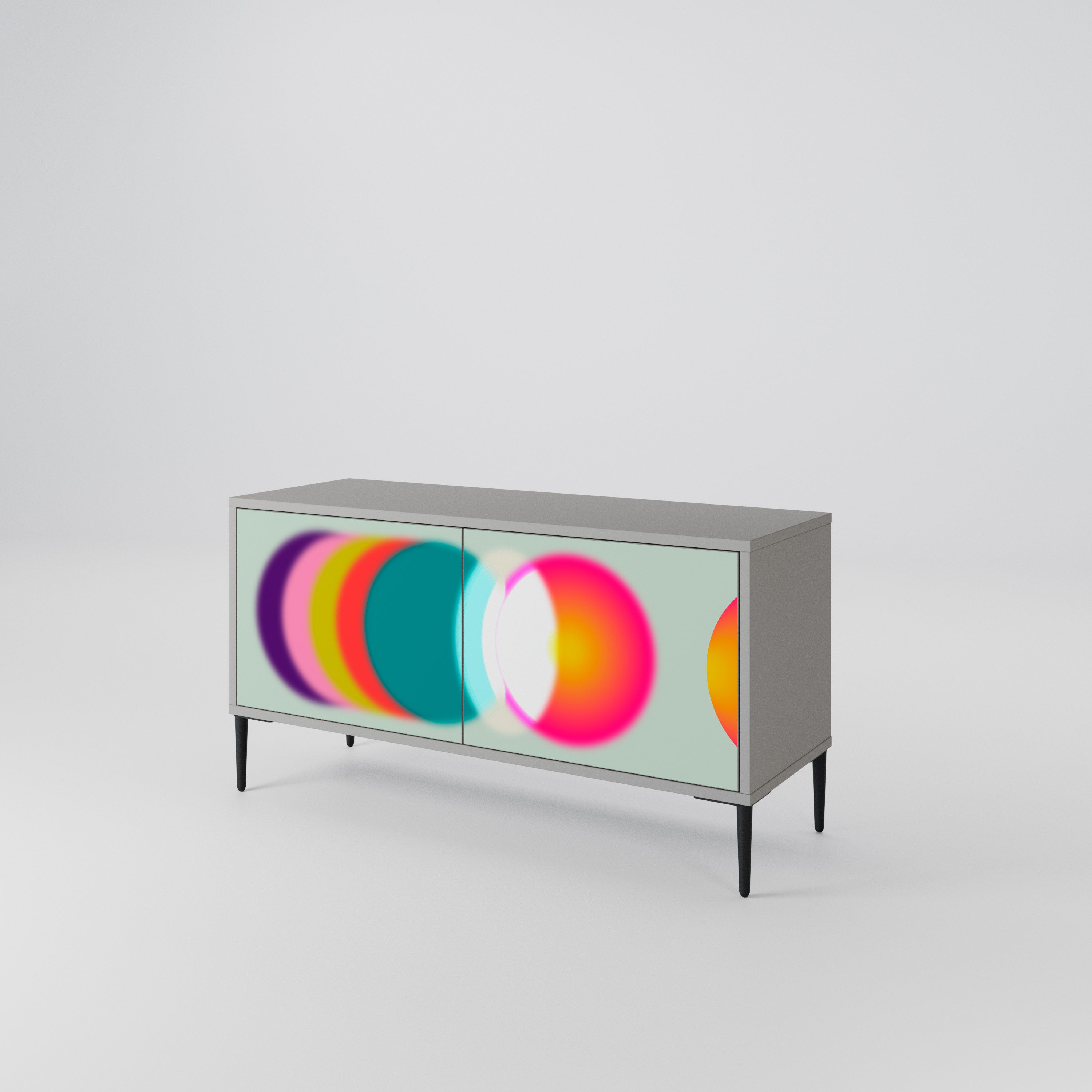 SYMPHONY OF COLORS Kompaktowa szafka RTV 2-drzwiowa