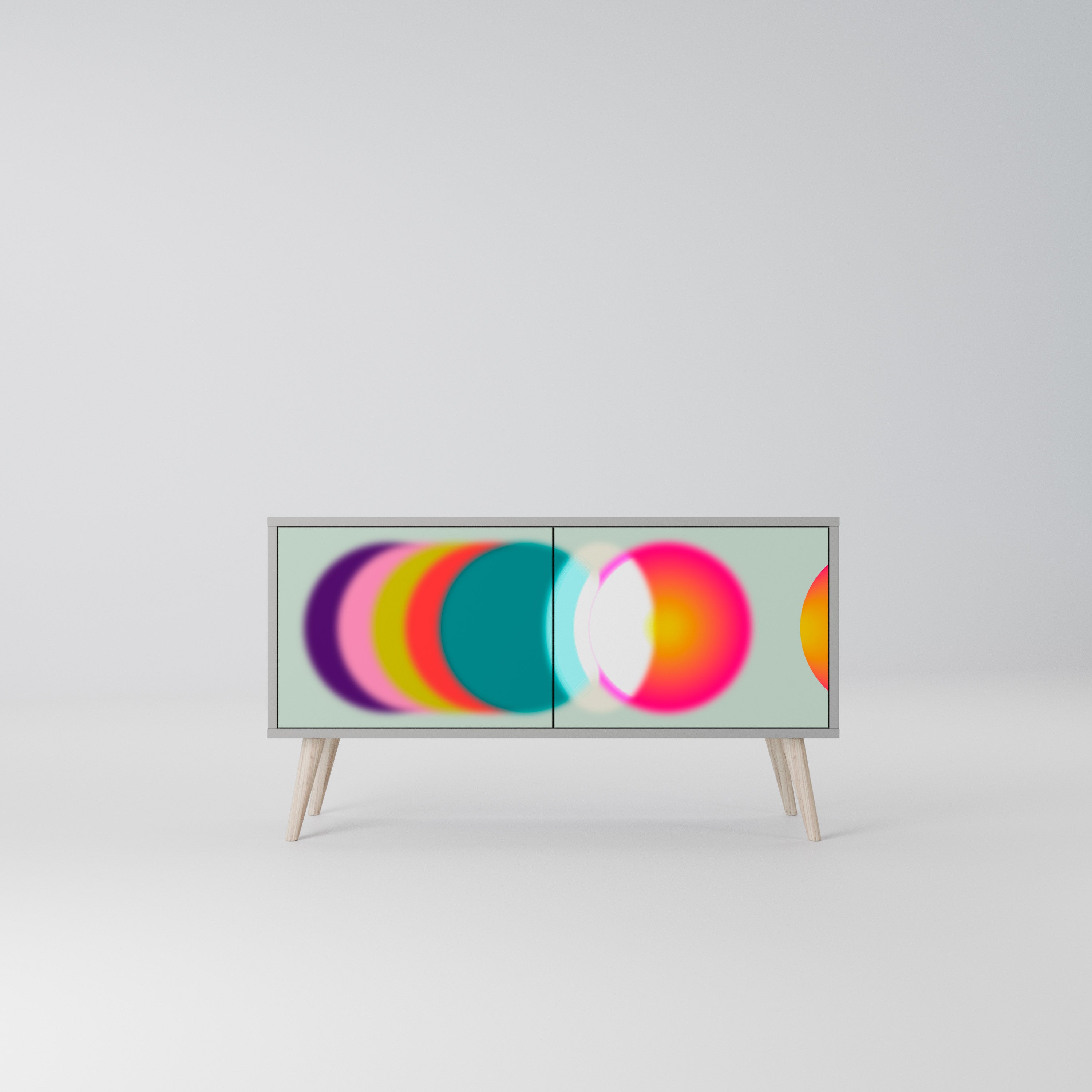 SYMPHONY OF COLORS Kompaktowa szafka RTV 2-drzwiowa