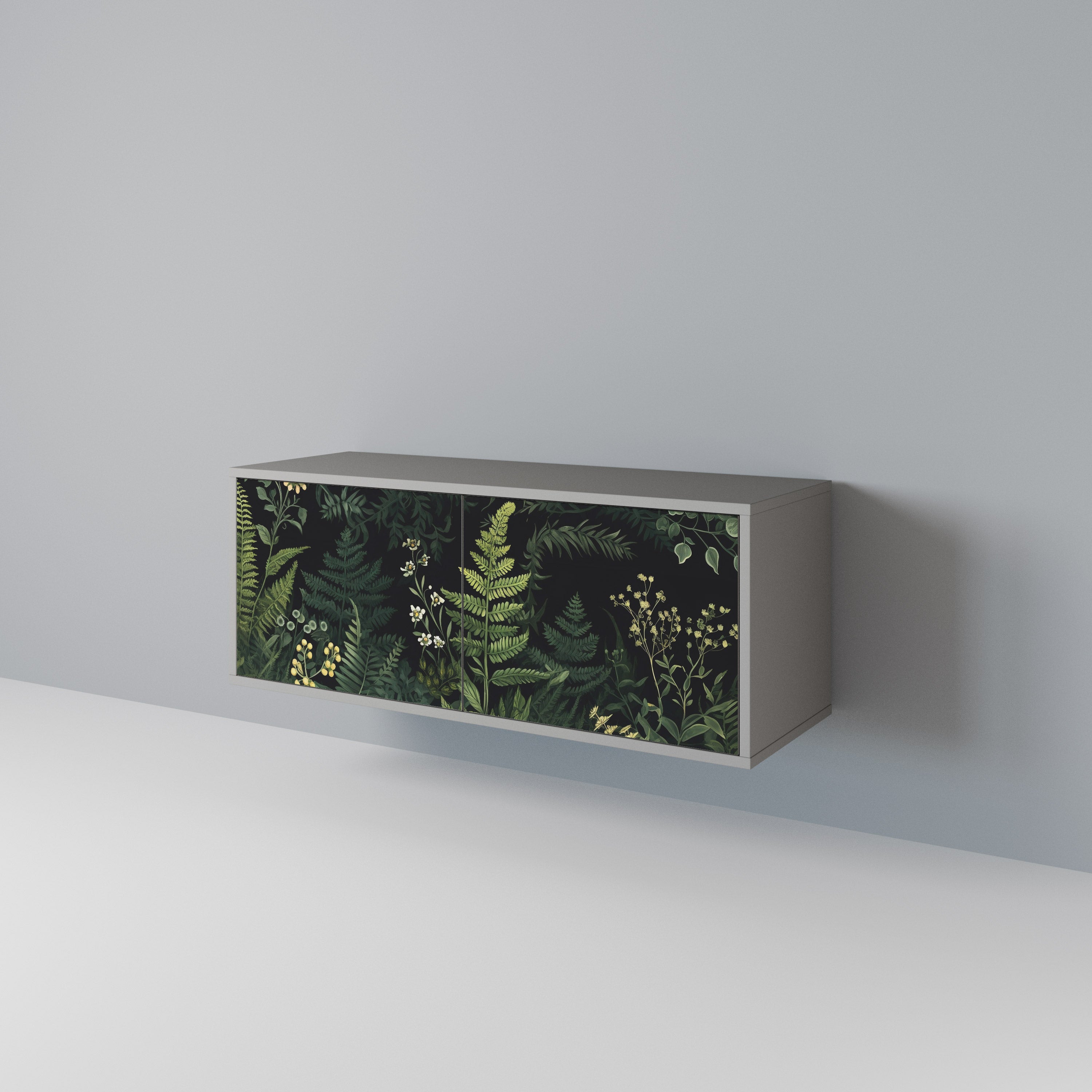FERN FLOWERS Kompaktowa szafka RTV 2-drzwiowa