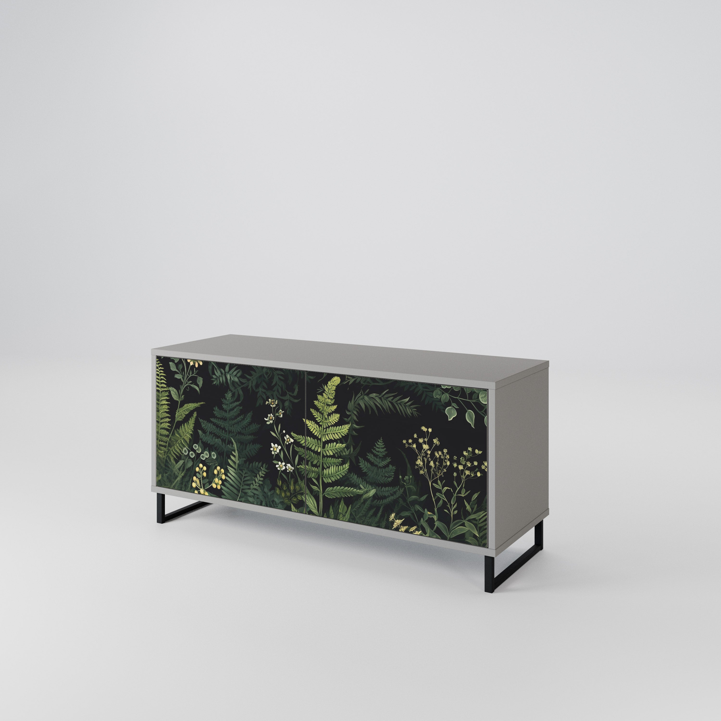 FERN FLOWERS Kompaktowa szafka RTV 2-drzwiowa