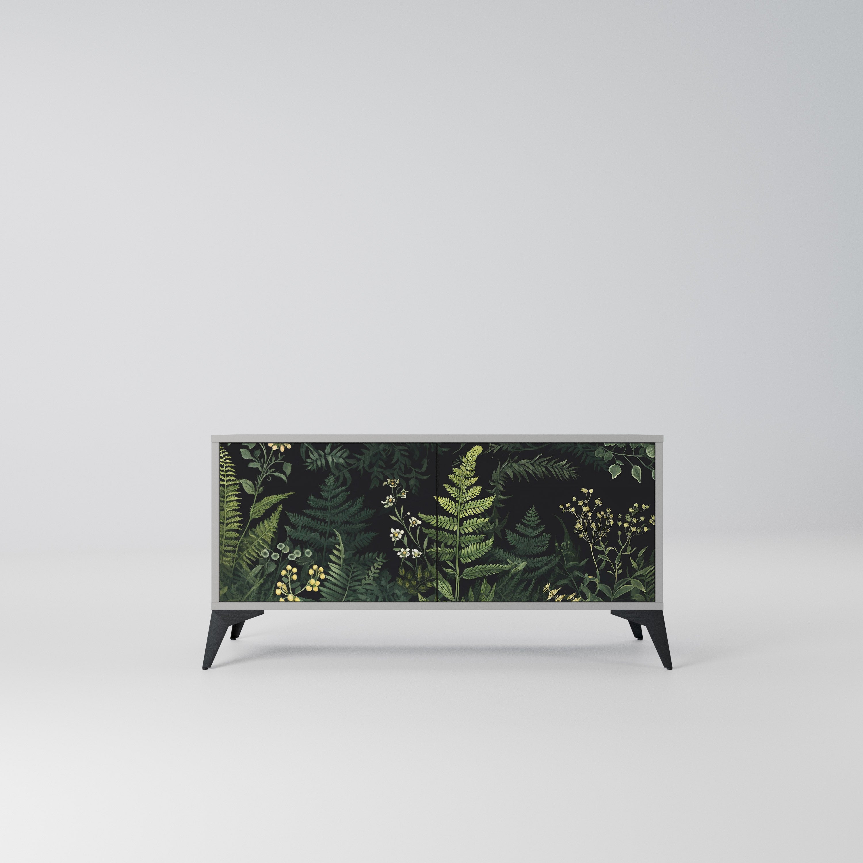 FERN FLOWERS Kompaktowa szafka RTV 2-drzwiowa