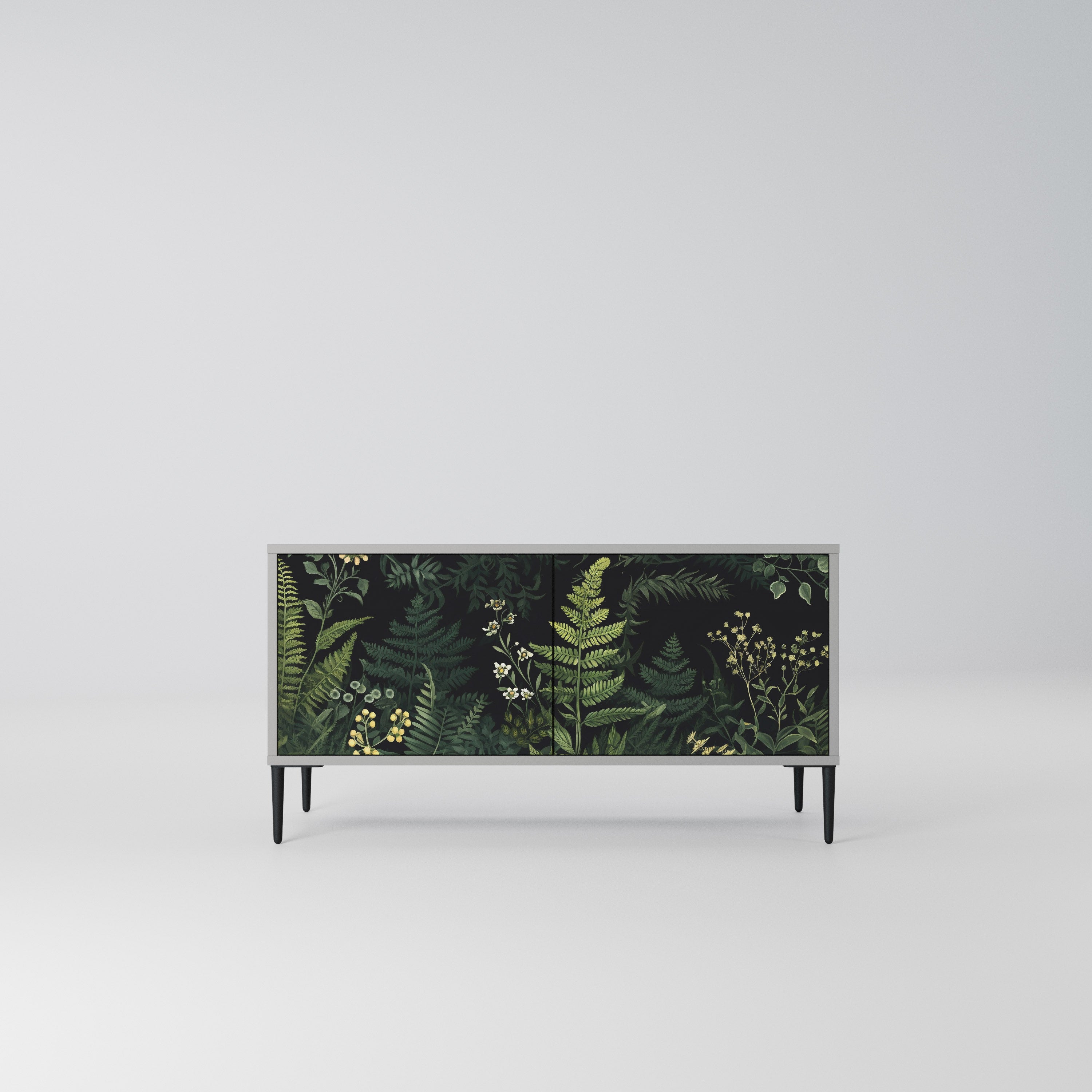 FERN FLOWERS Kompaktowa szafka RTV 2-drzwiowa