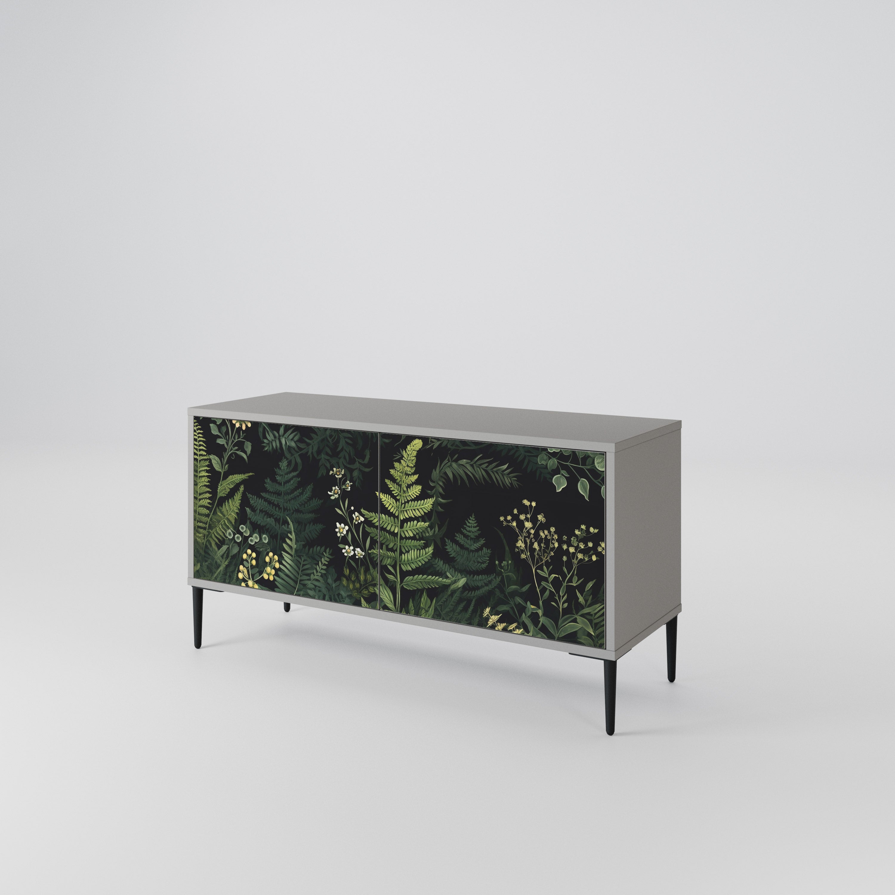 FERN FLOWERS Kompaktowa szafka RTV 2-drzwiowa