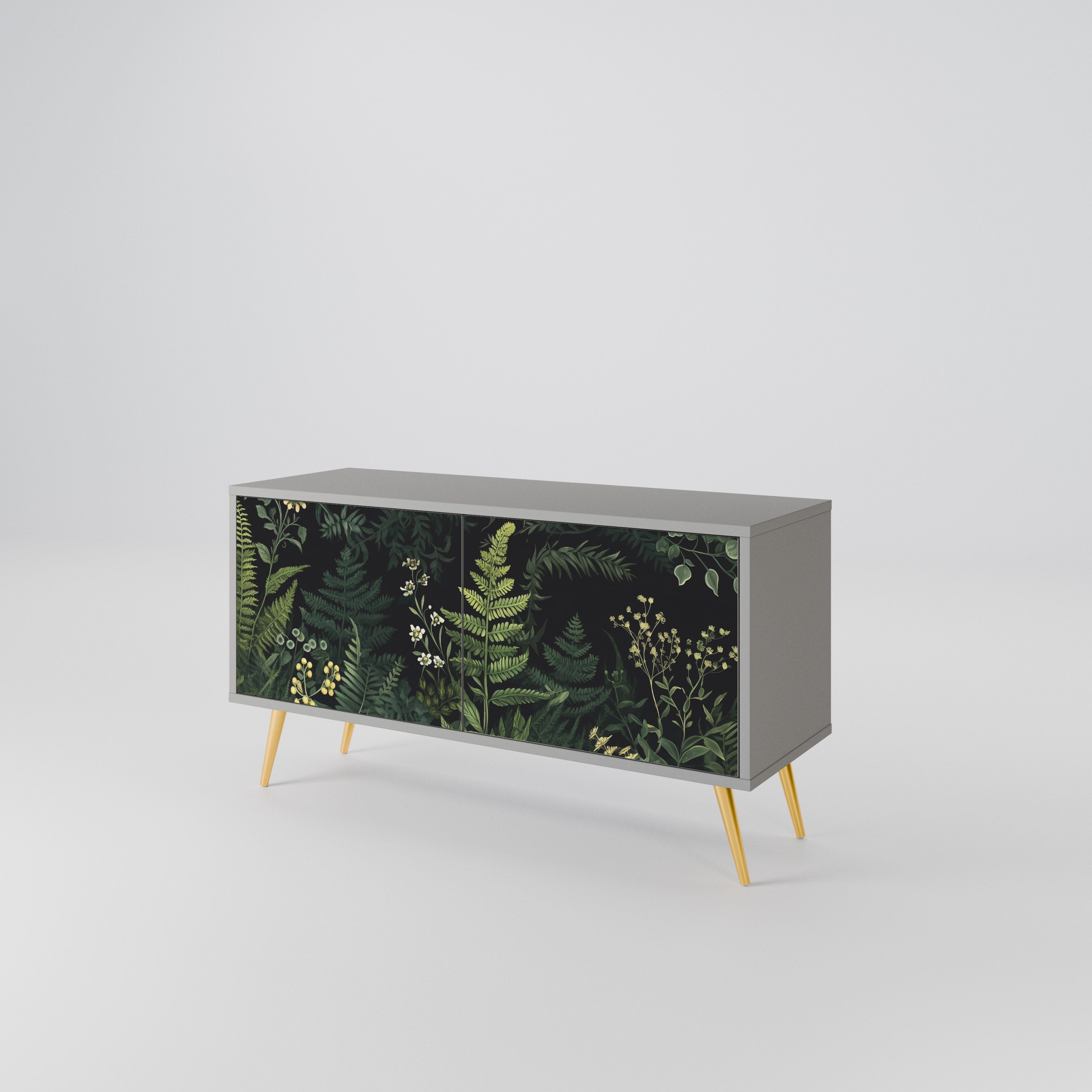 FERN FLOWERS Kompaktowa szafka RTV 2-drzwiowa