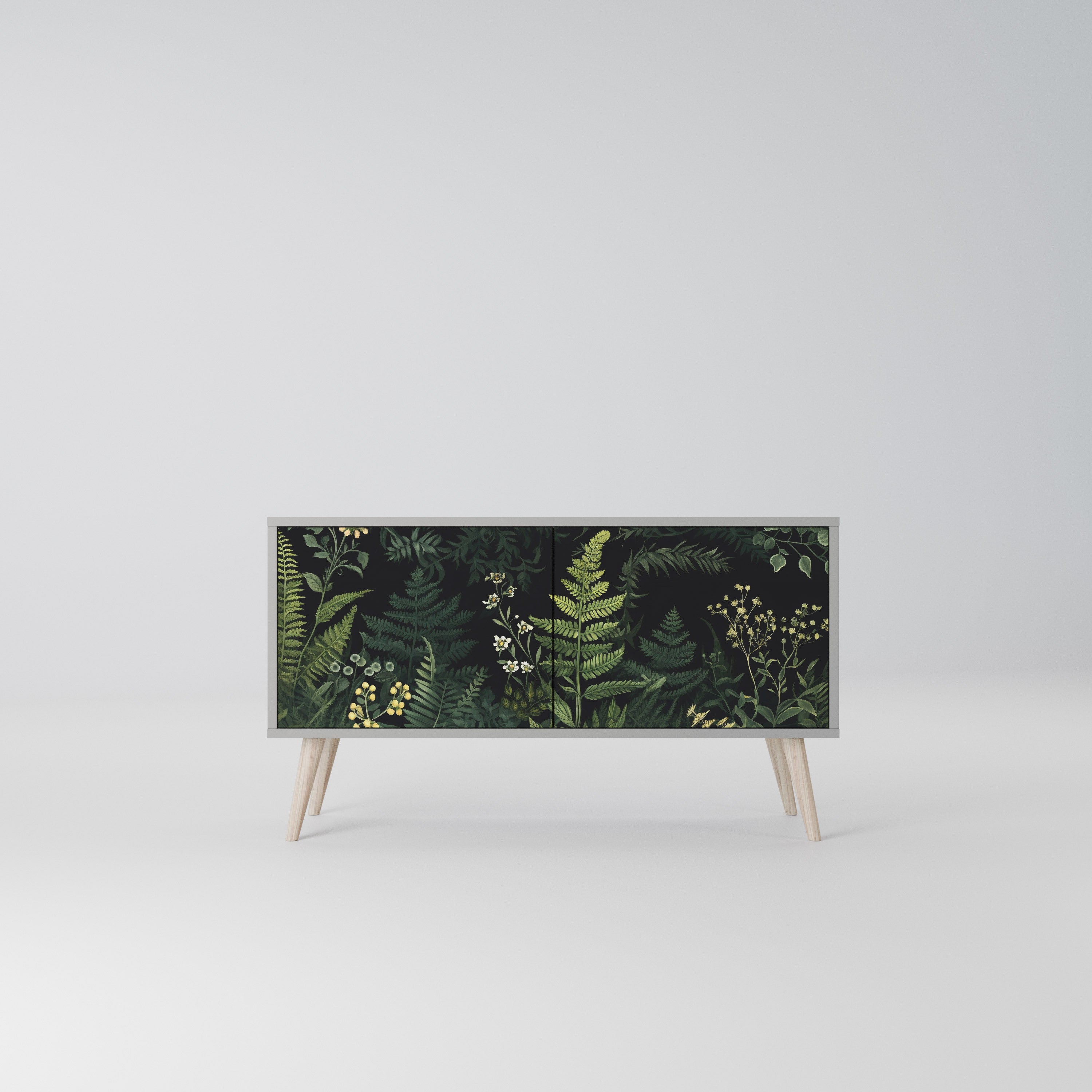 FERN FLOWERS Kompaktowa szafka RTV 2-drzwiowa