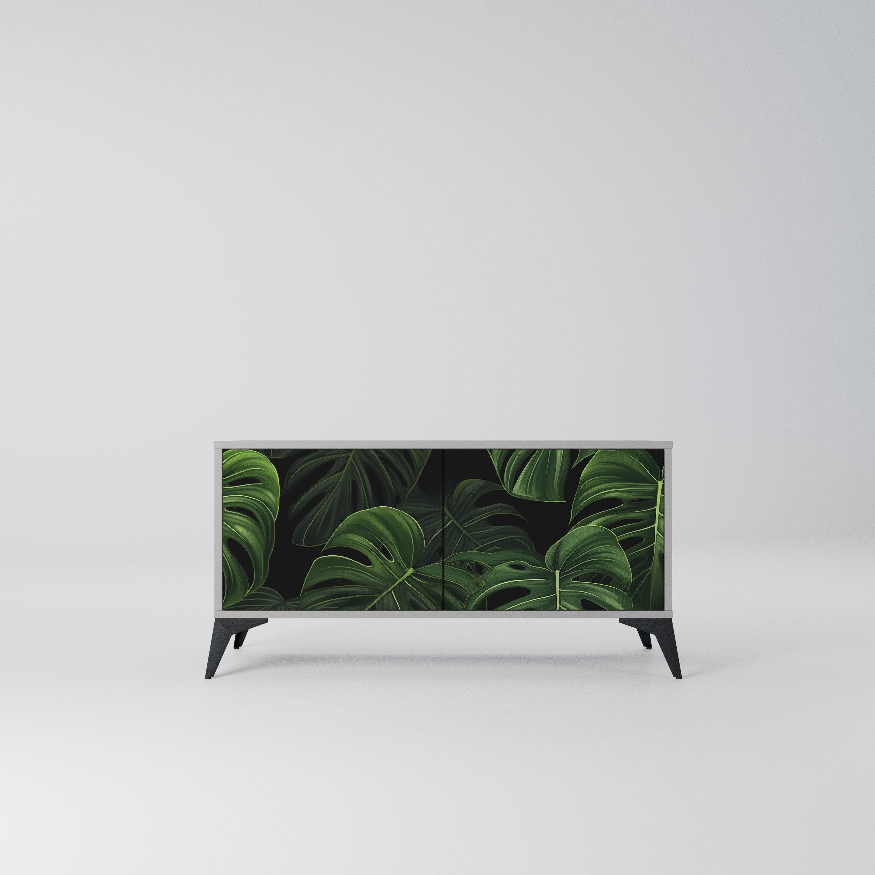 INFINITE MONSTERA Kompaktowa szafka RTV 2-drzwiowa