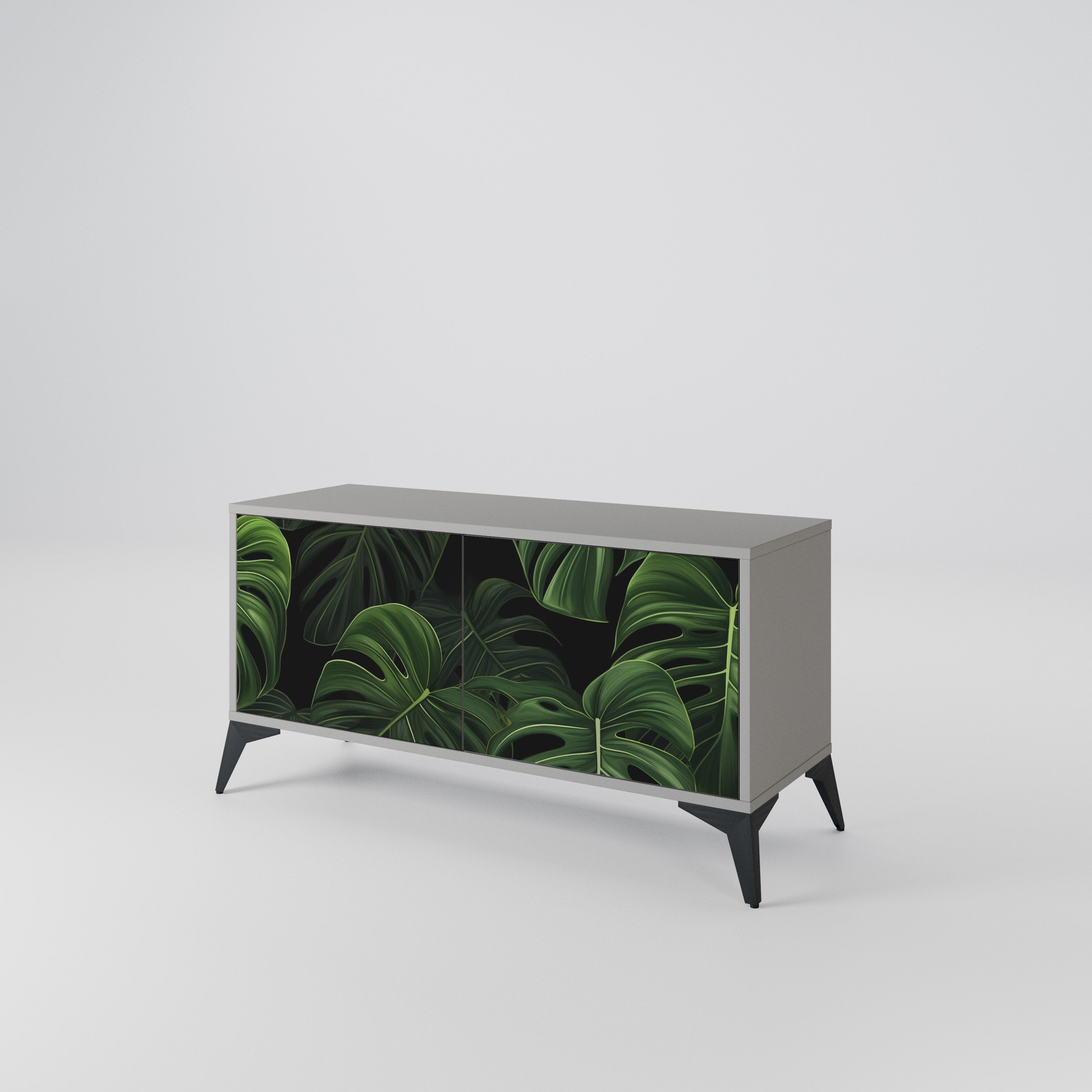 INFINITE MONSTERA Kompaktowa szafka RTV 2-drzwiowa