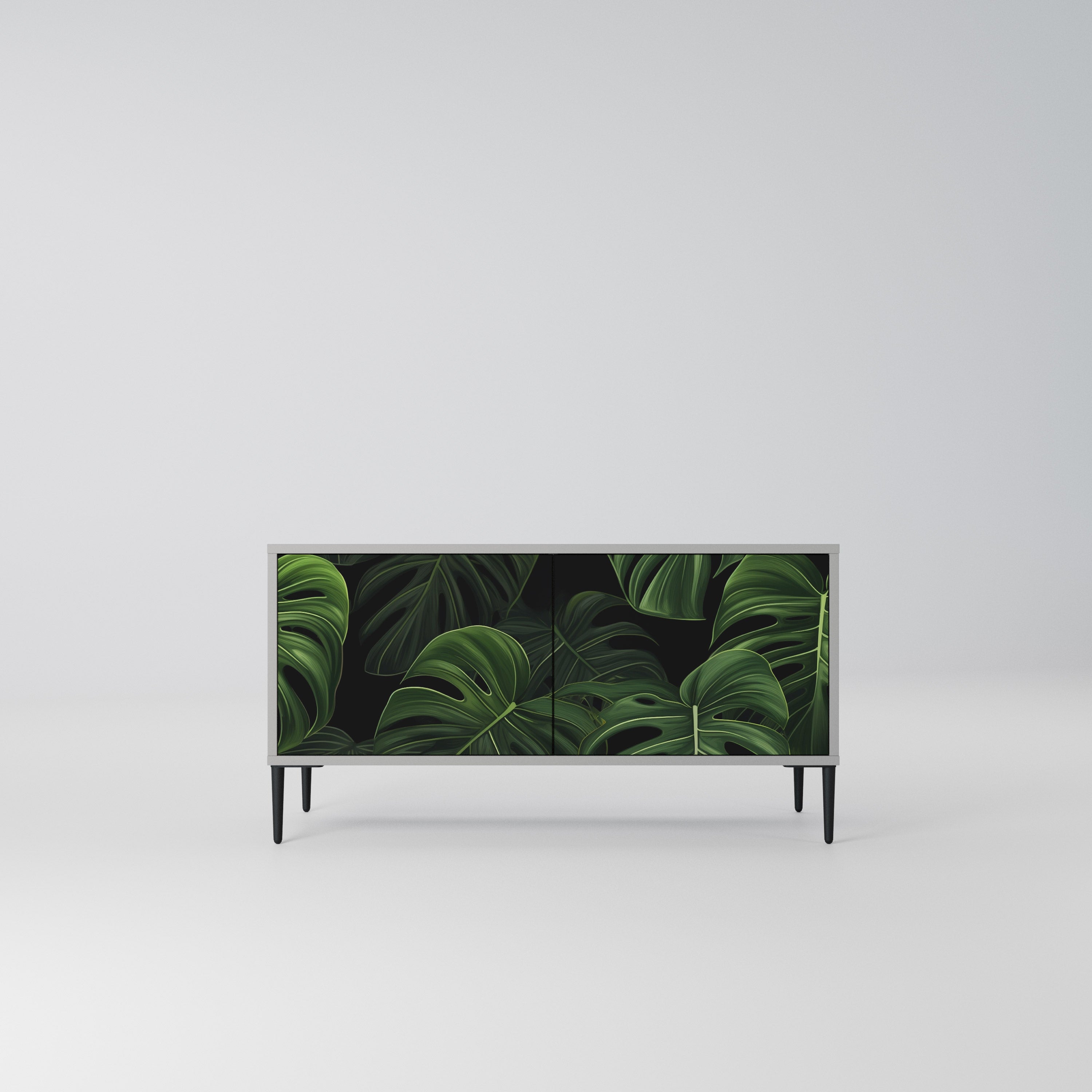 INFINITE MONSTERA Kompaktowa szafka RTV 2-drzwiowa