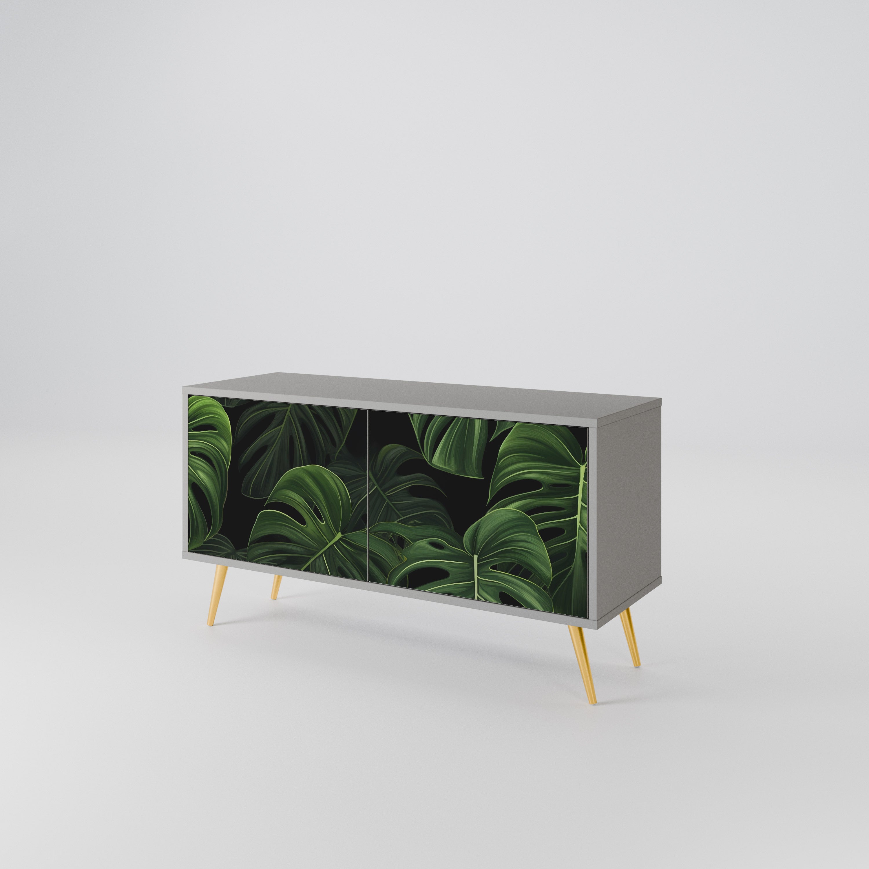 INFINITE MONSTERA Kompaktowa szafka RTV 2-drzwiowa