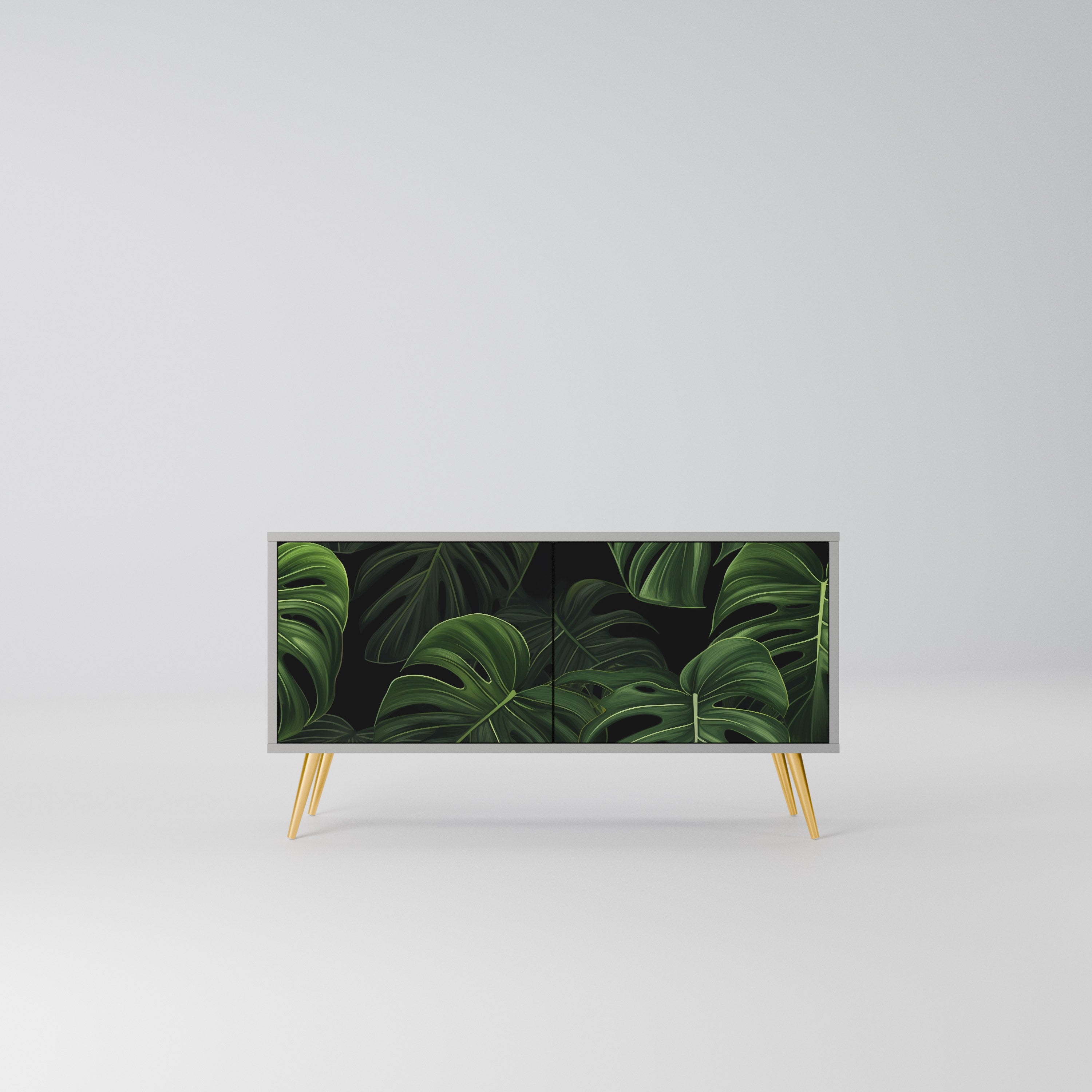 INFINITE MONSTERA Kompaktowa szafka RTV 2-drzwiowa