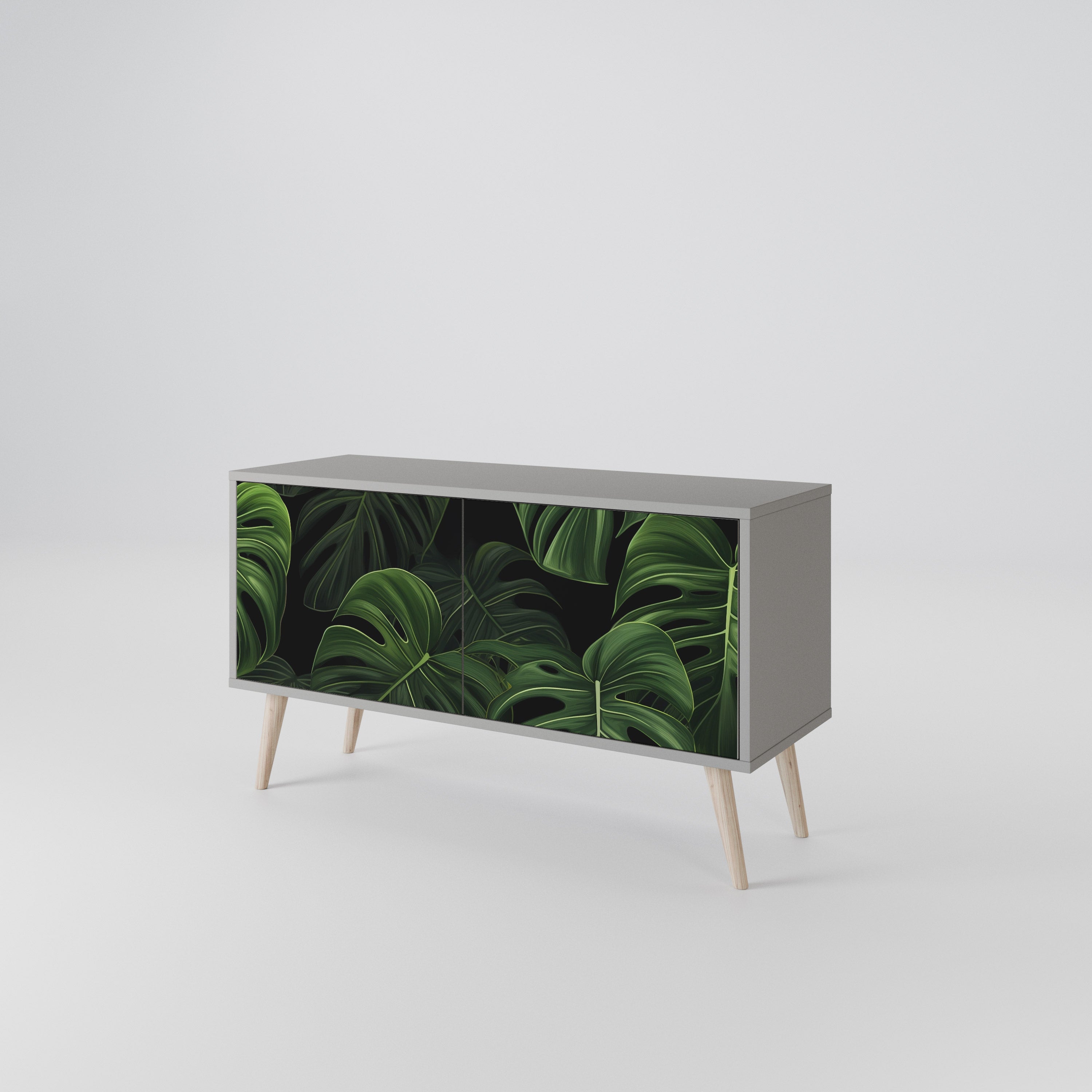 INFINITE MONSTERA Kompaktowa szafka RTV 2-drzwiowa