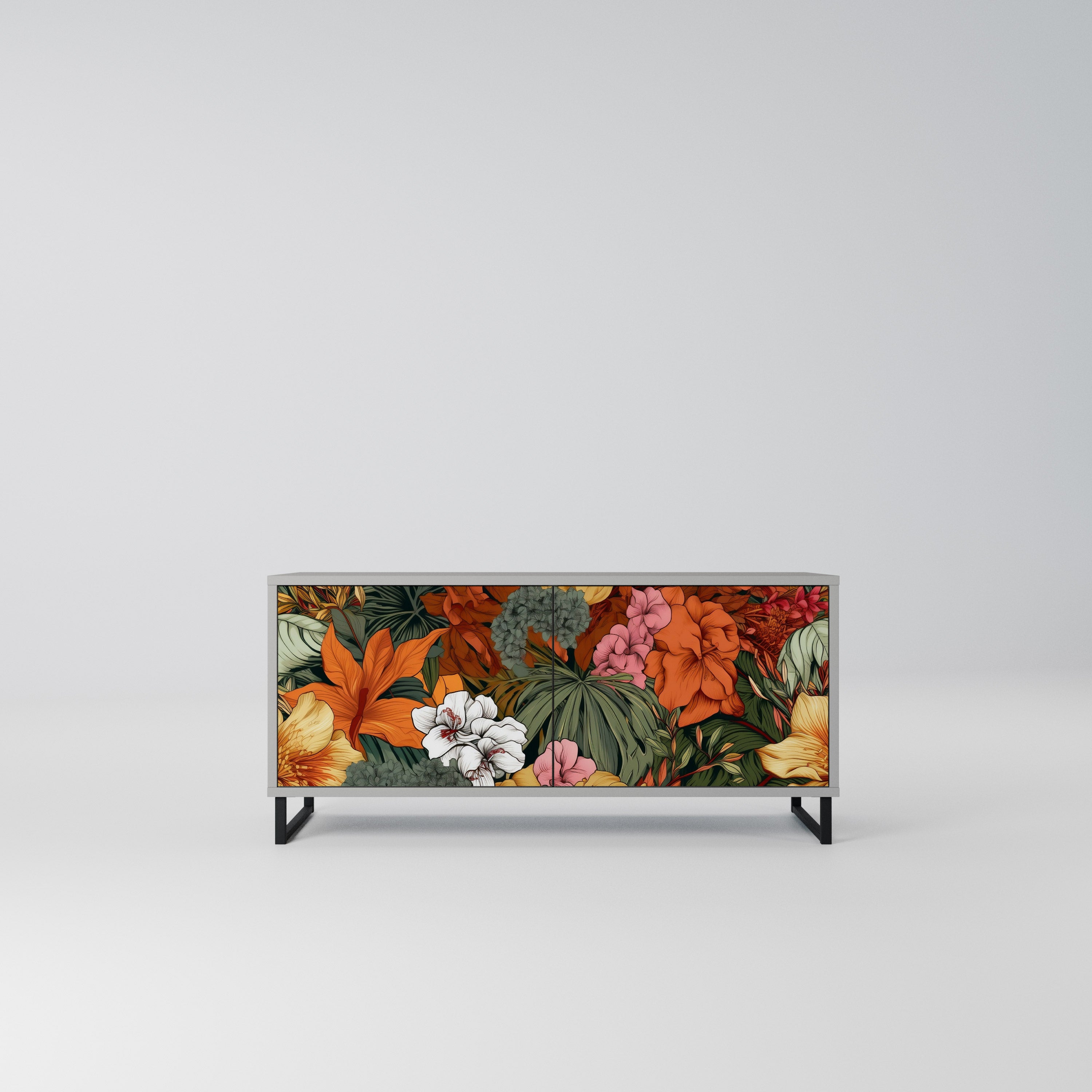 RADIANT FLORA Kompaktowa szafka RTV 2-drzwiowa