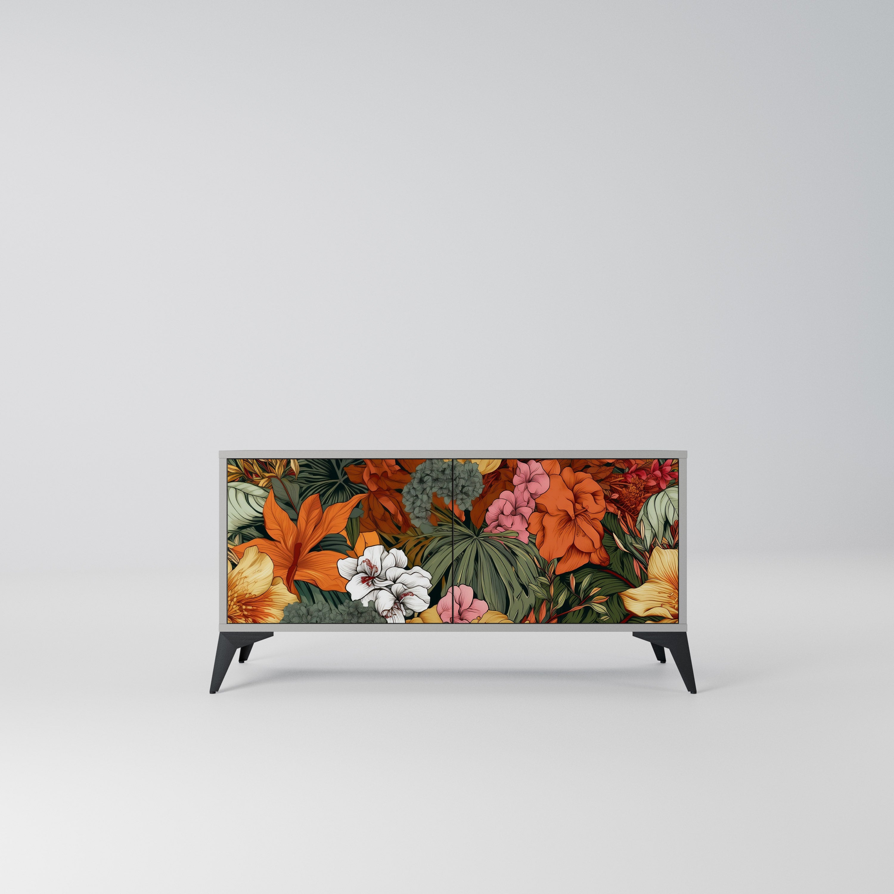 RADIANT FLORA Kompaktowa szafka RTV 2-drzwiowa