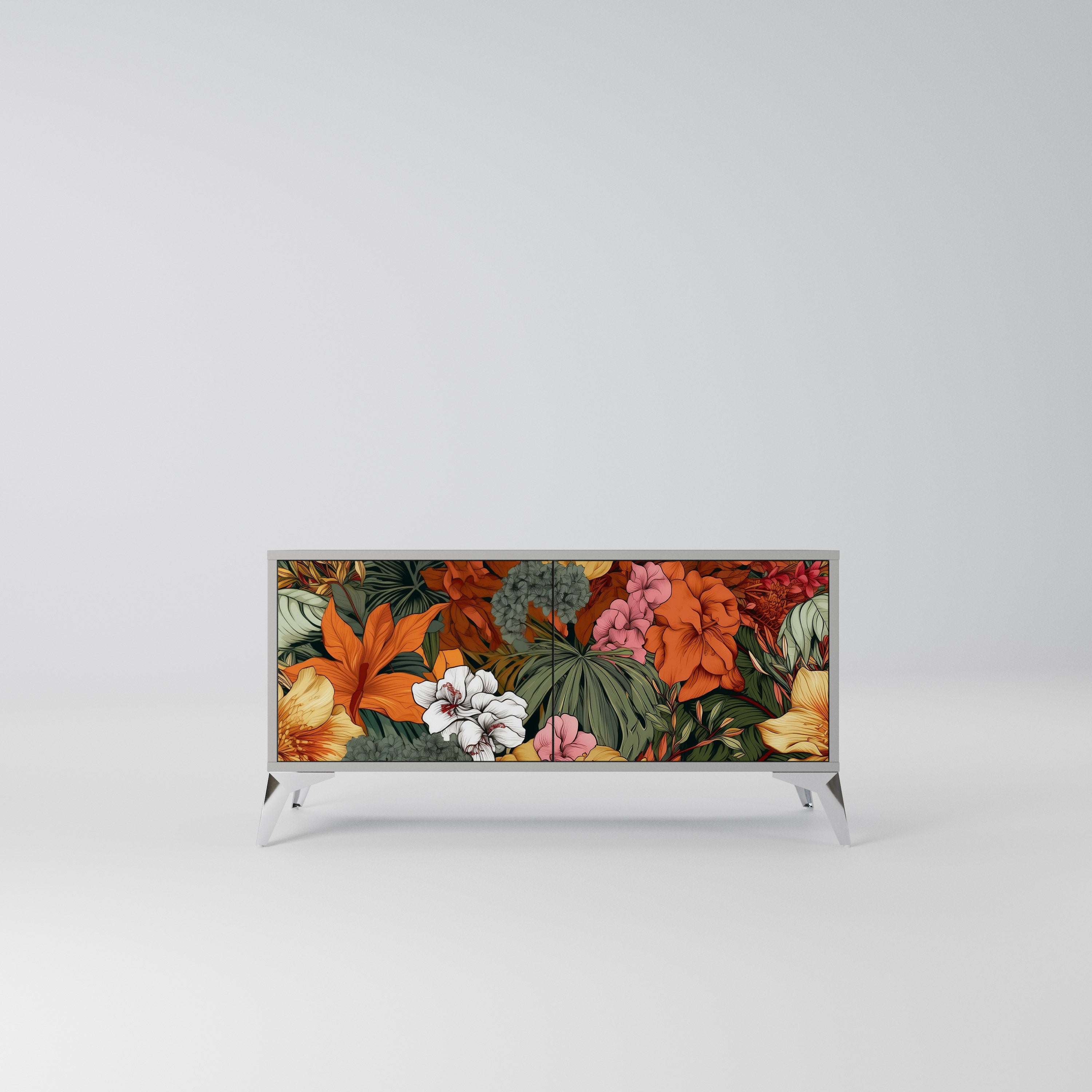 RADIANT FLORA Kompaktowa szafka RTV 2-drzwiowa