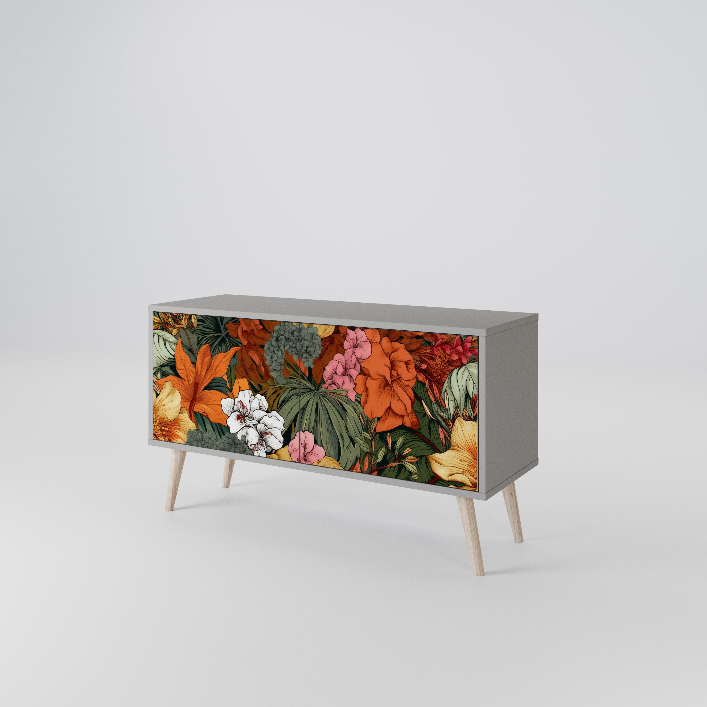 RADIANT FLORA Kompaktowa szafka RTV 2-drzwiowa