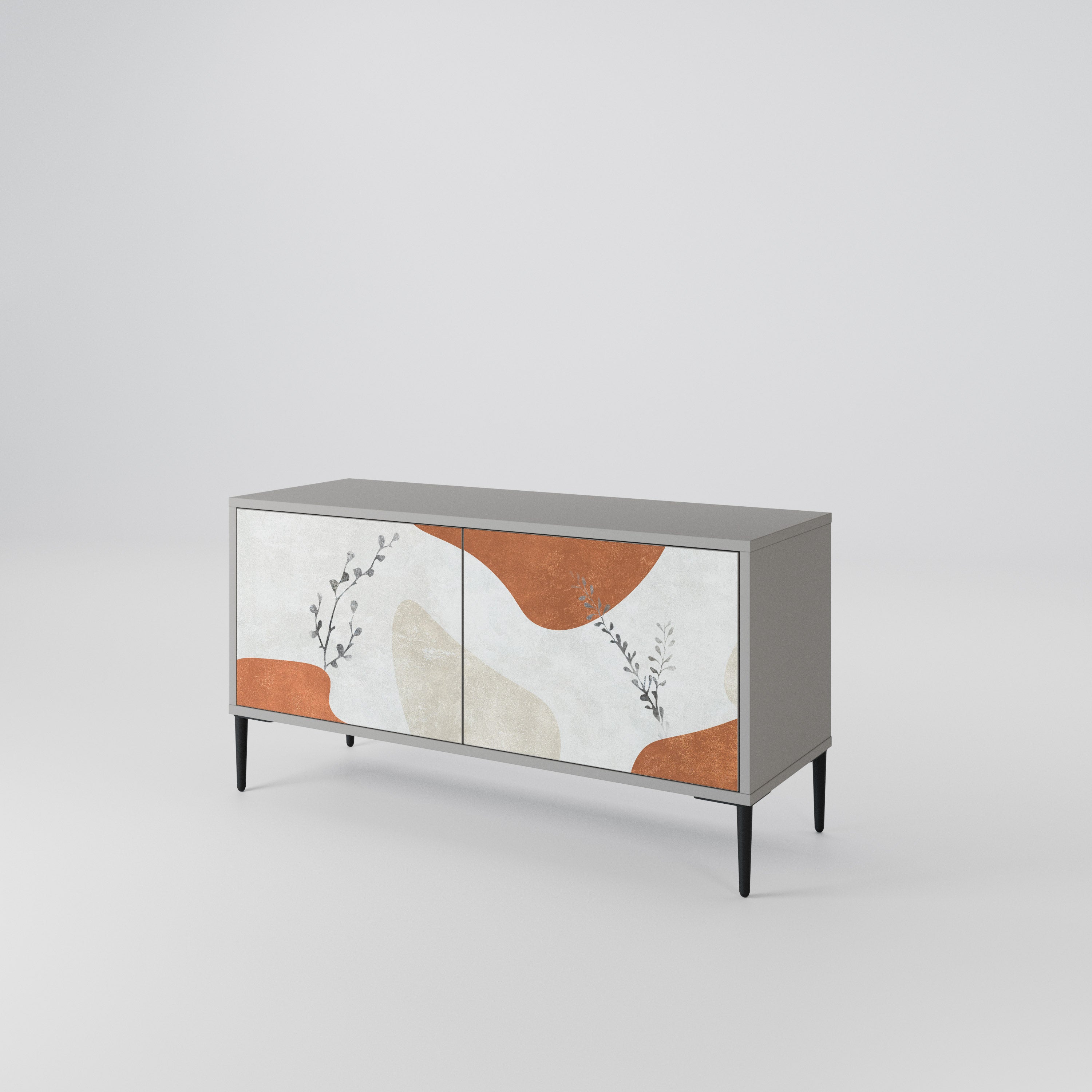 TRANQUIL TWIG Kompaktowa szafka RTV 2-drzwiowa