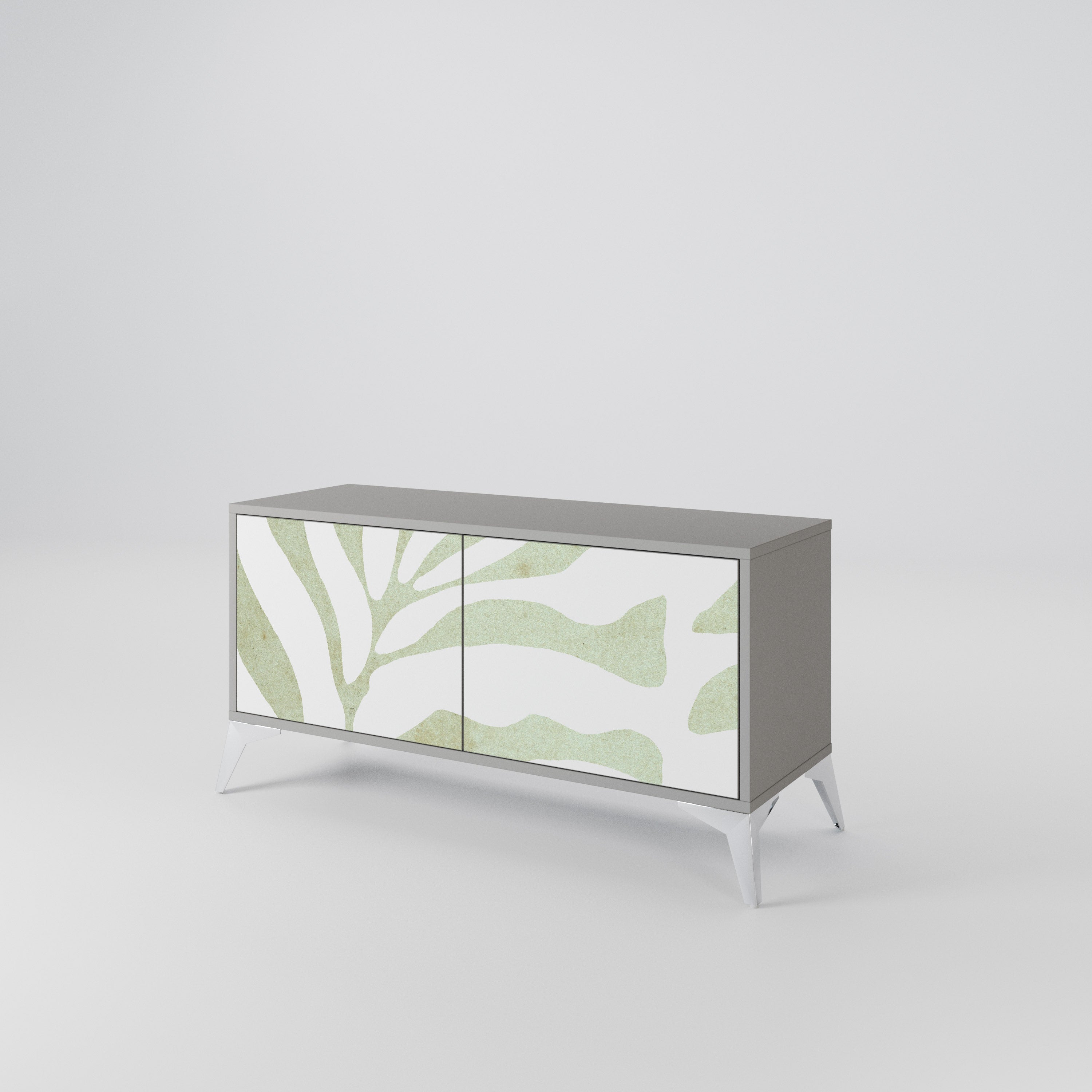 BOTANICAL SPARK Kompaktowa szafka RTV 2-drzwiowa