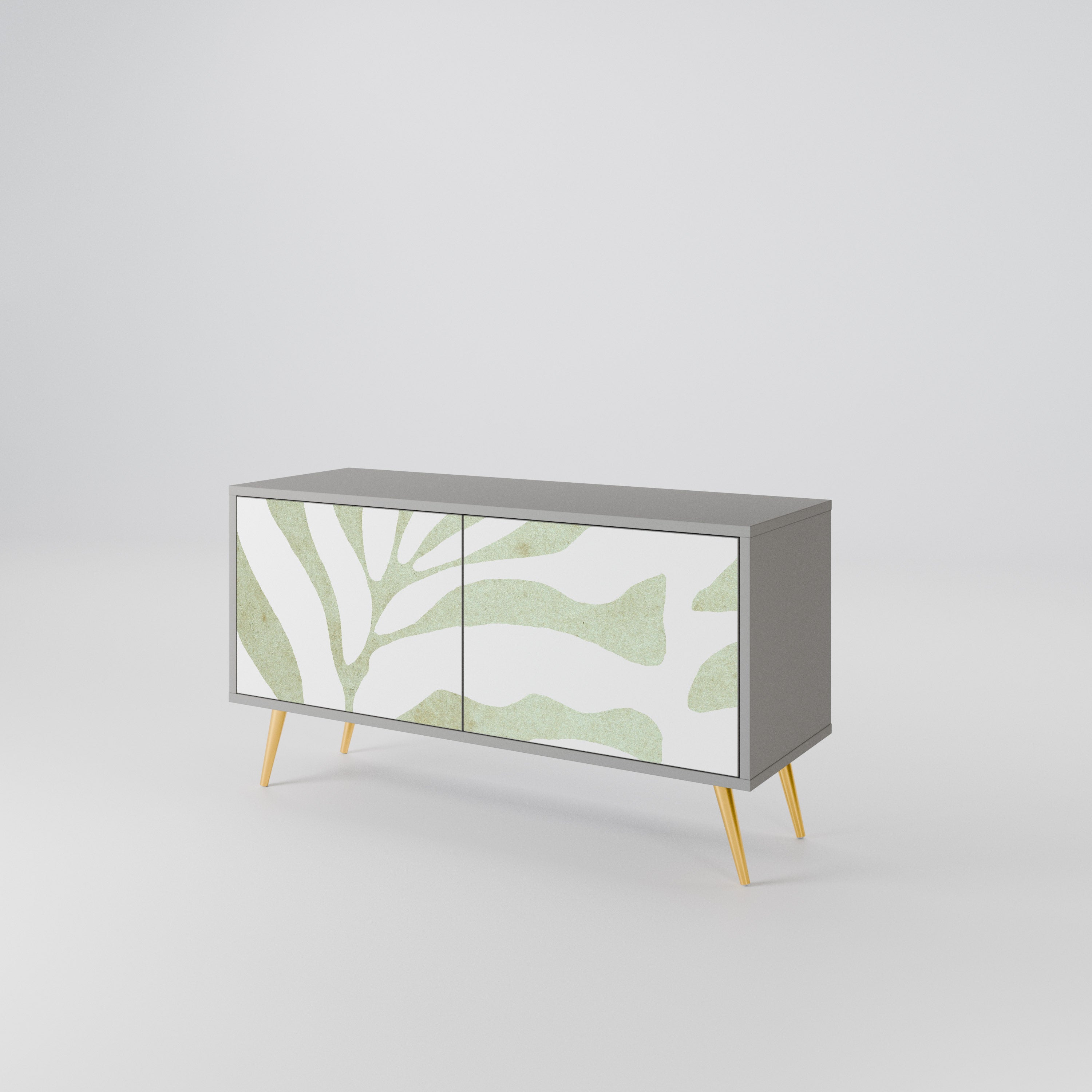 BOTANICAL SPARK Kompaktowa szafka RTV 2-drzwiowa