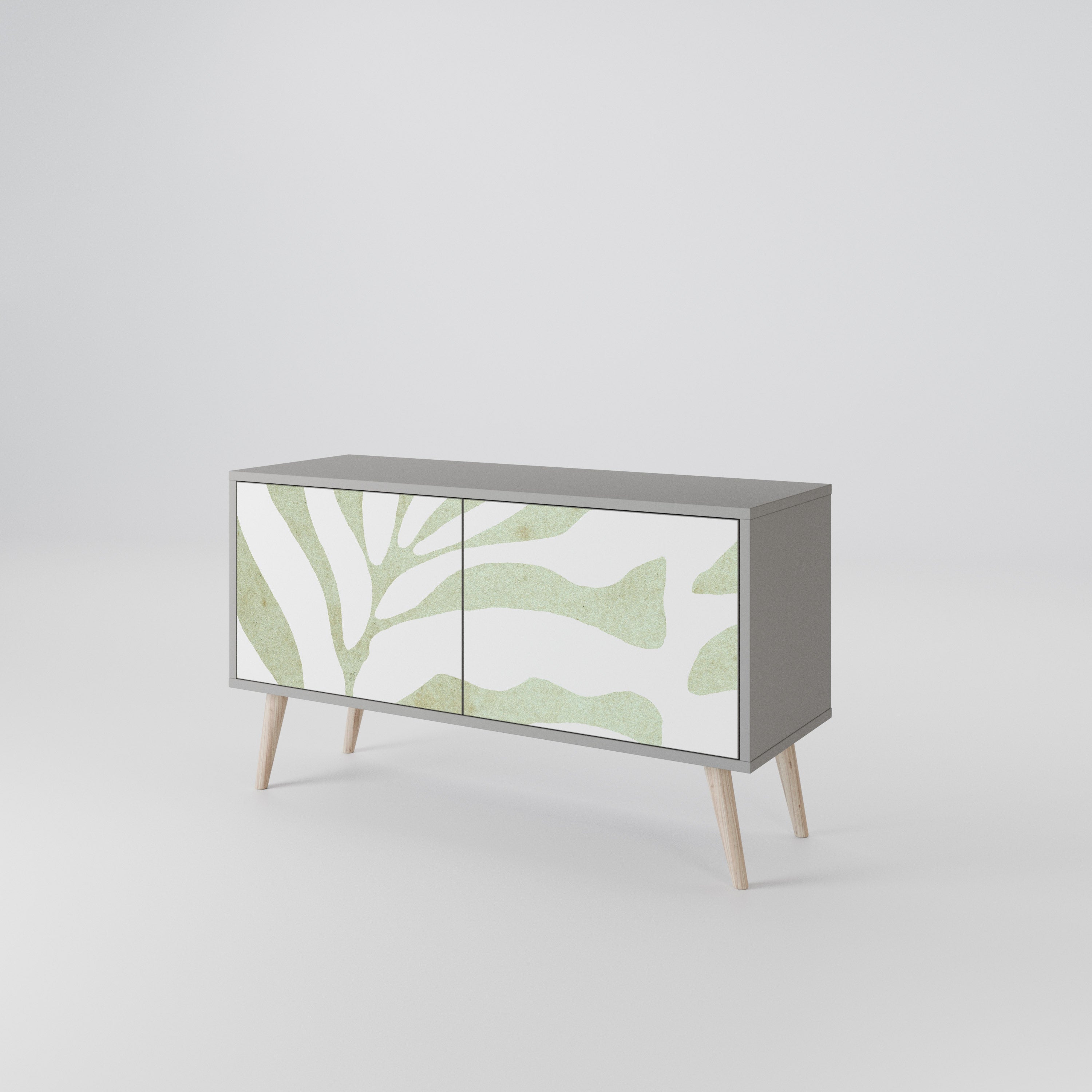 BOTANICAL SPARK Kompaktowa szafka RTV 2-drzwiowa