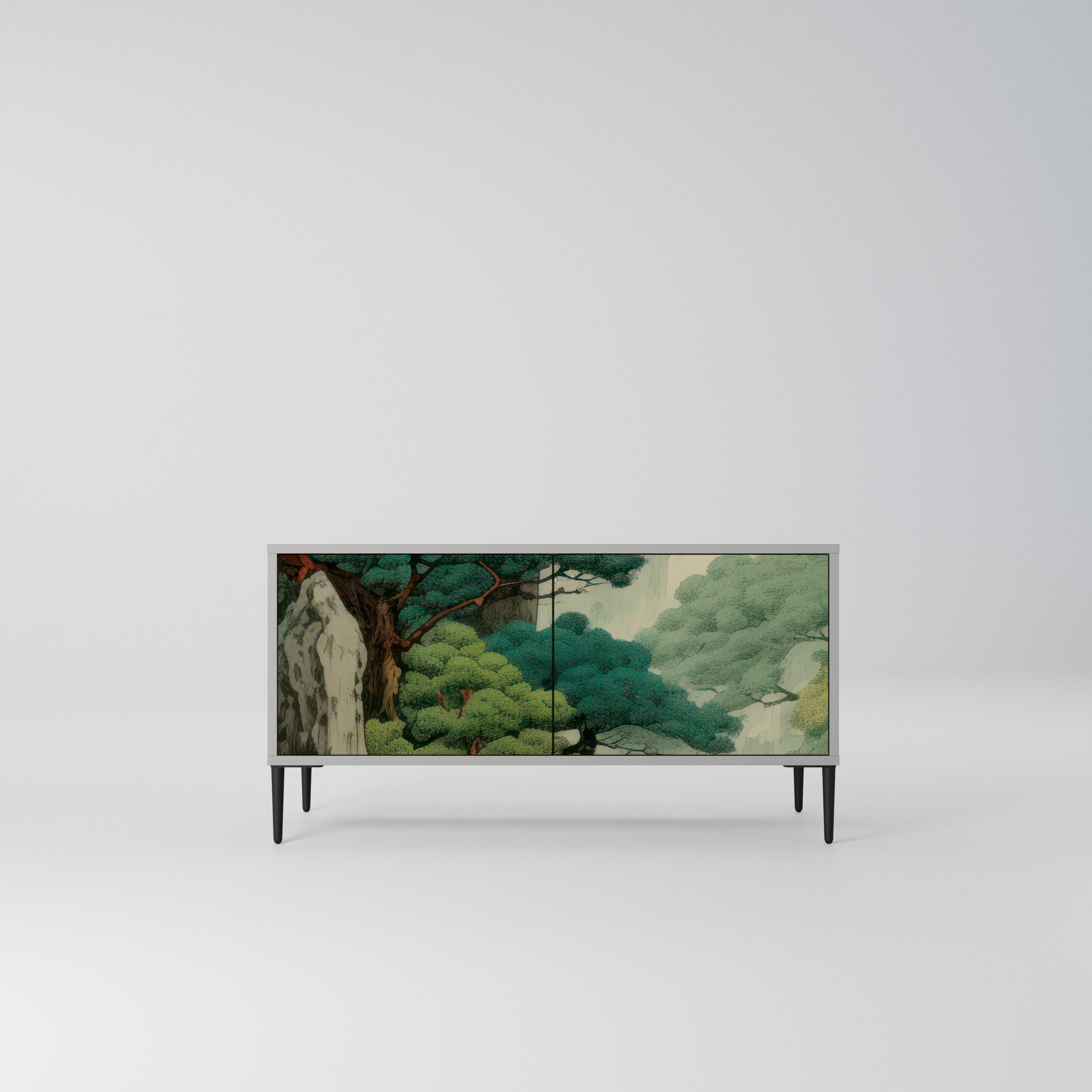 VERDURE ABYSS Kompaktowa szafka RTV 2-drzwiowa