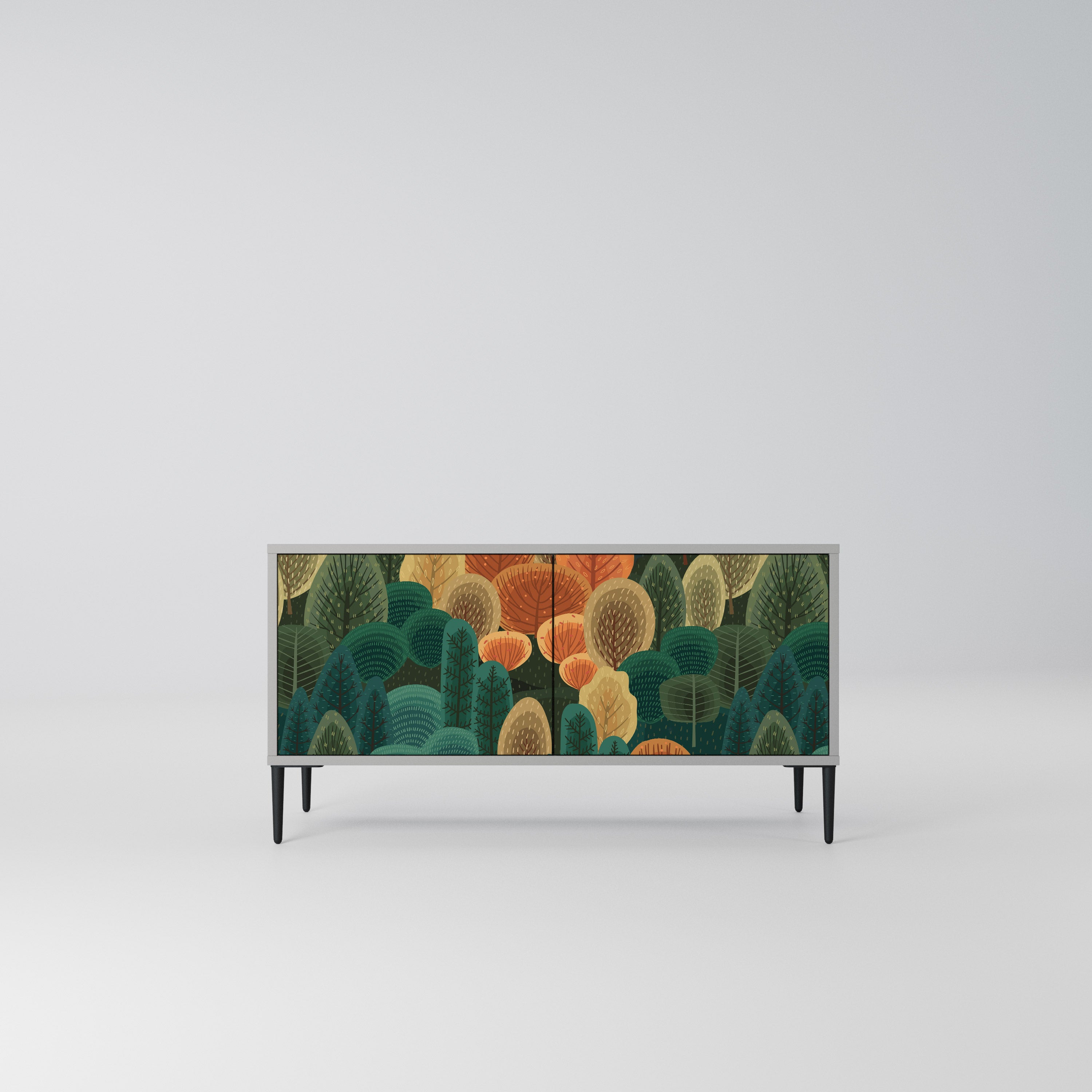 AUTUMN KALEIDOSCOPE Kompaktowa szafka RTV 2-drzwiowa