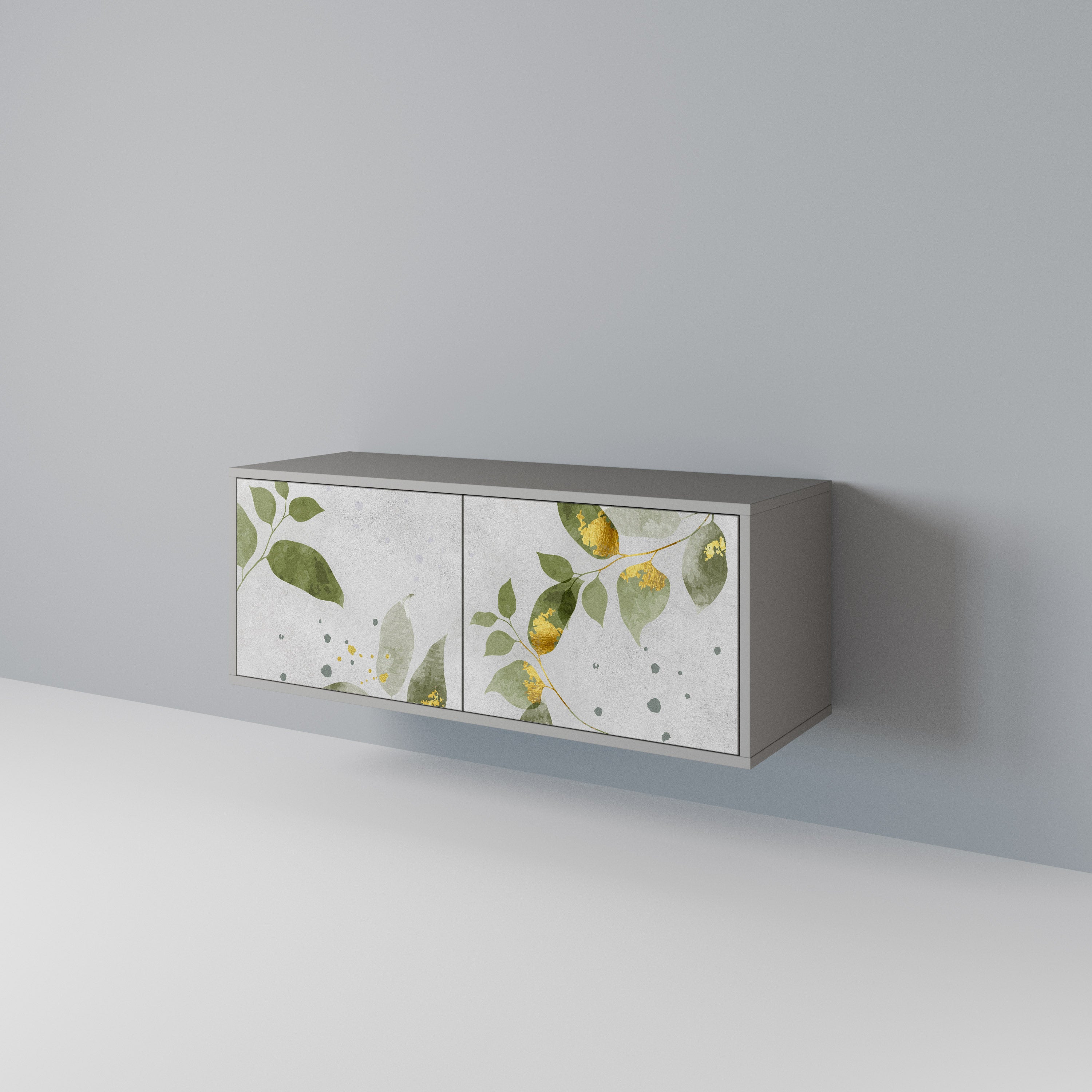 ELEGANT BOTANICS Kompaktowa szafka RTV 2-drzwiowa