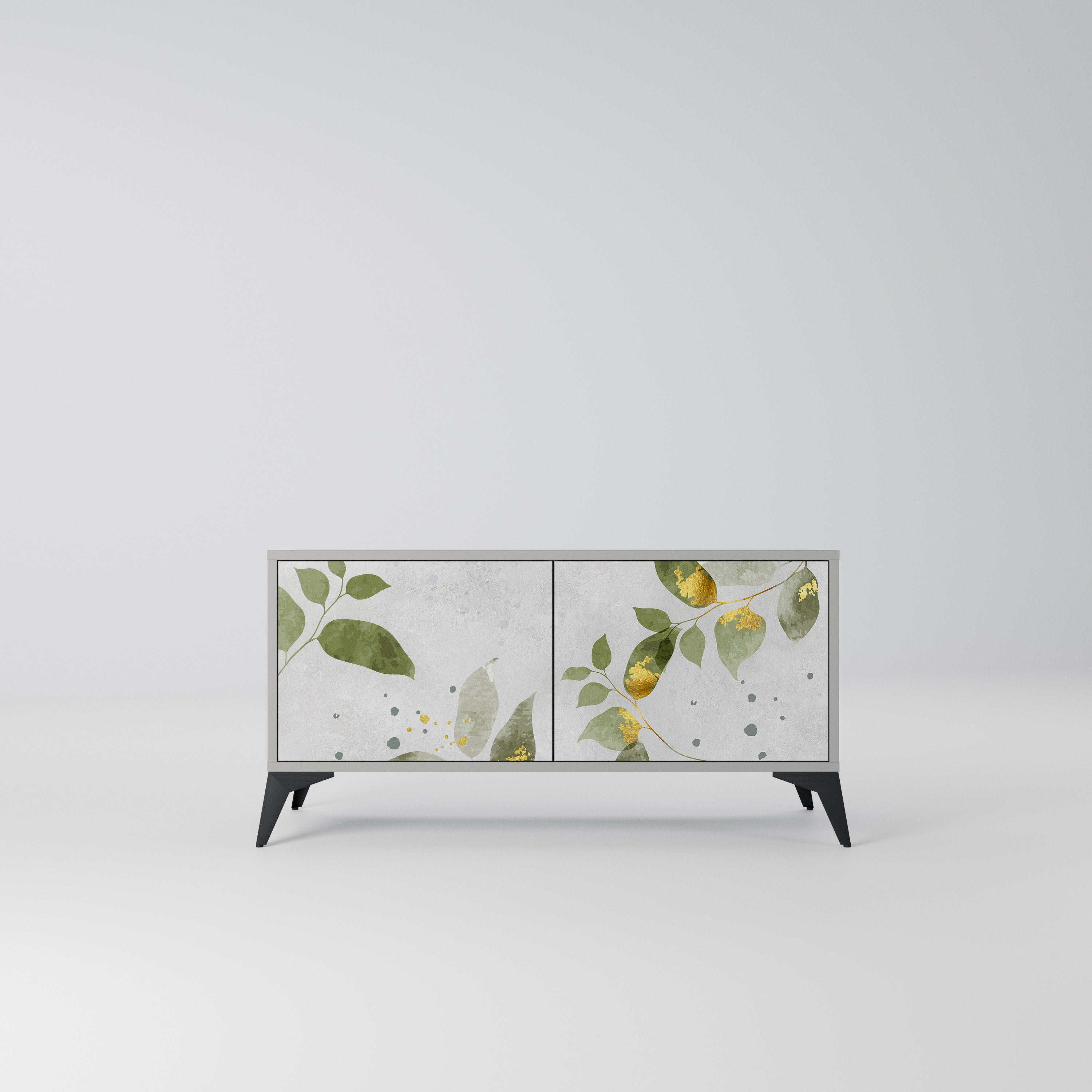 ELEGANT BOTANICS Kompaktowa szafka RTV 2-drzwiowa
