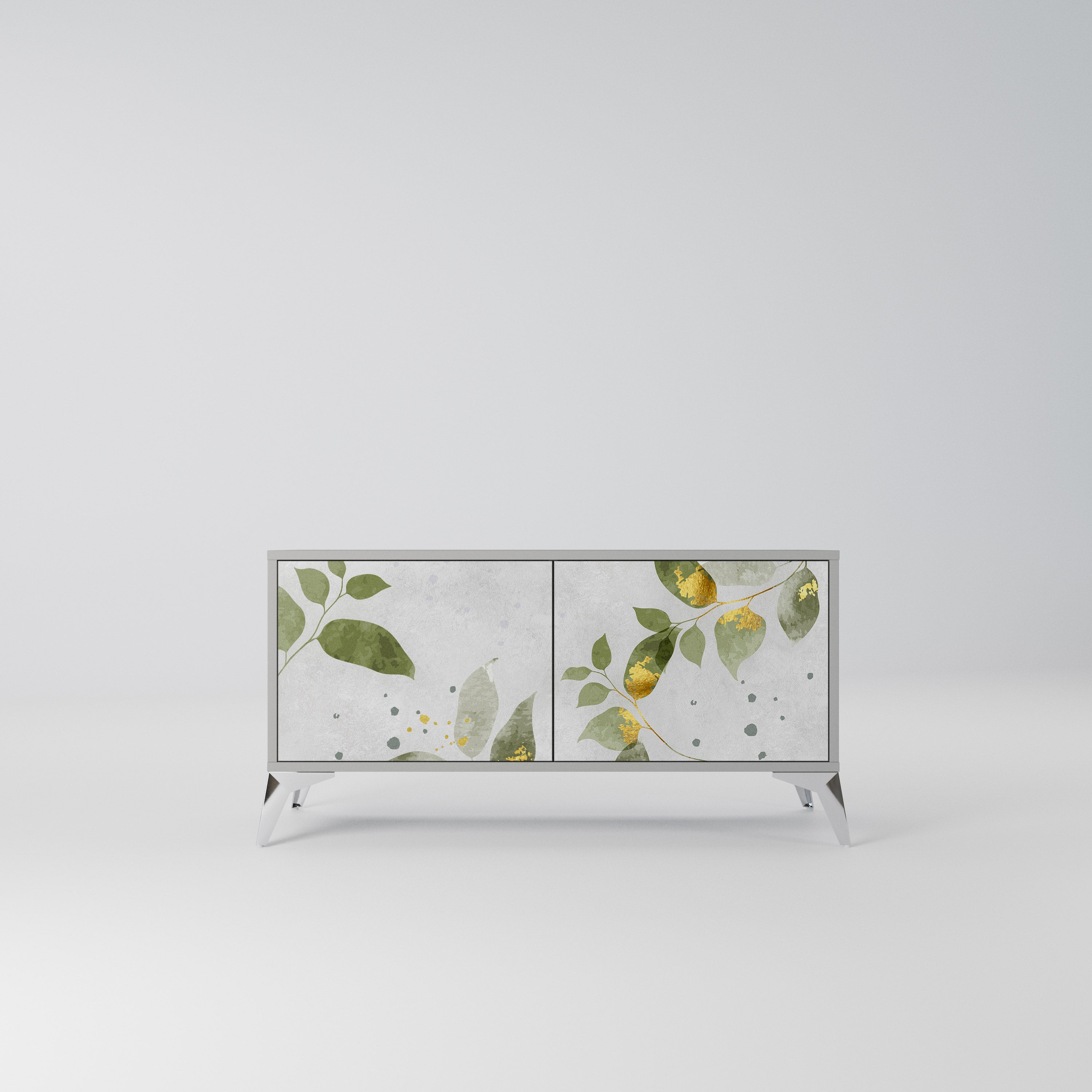 ELEGANT BOTANICS Kompaktowa szafka RTV 2-drzwiowa