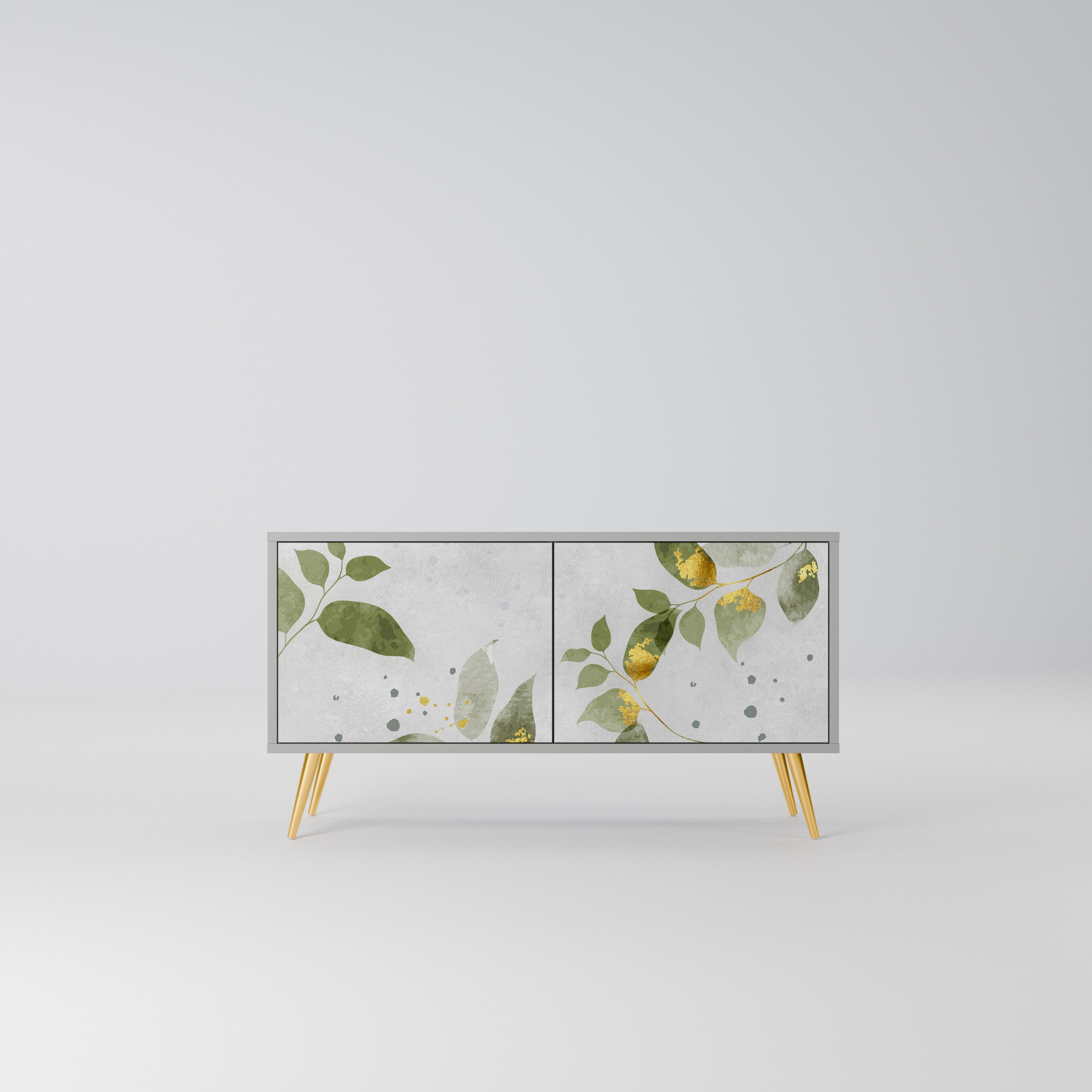 ELEGANT BOTANICS Kompaktowa szafka RTV 2-drzwiowa