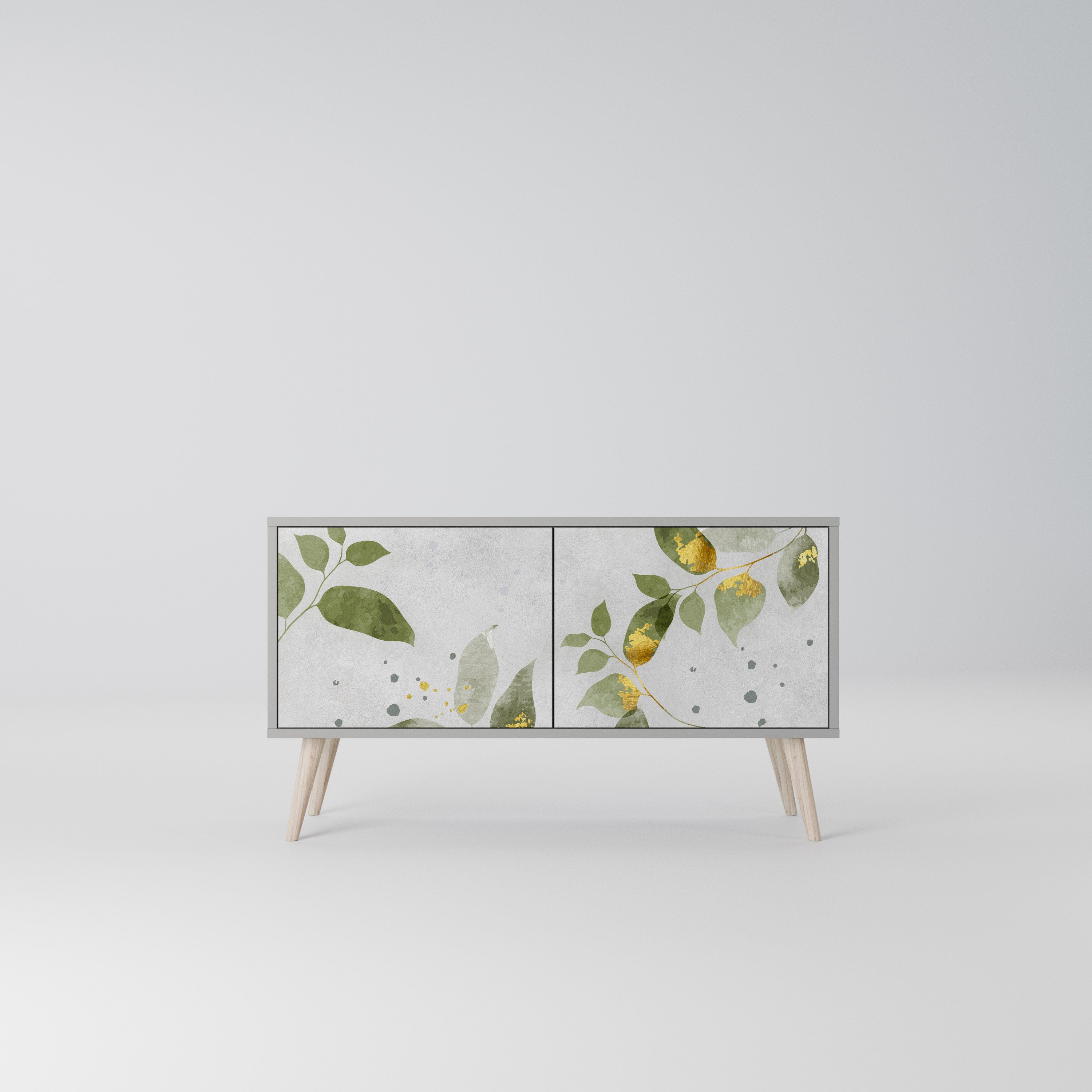 ELEGANT BOTANICS Kompaktowa szafka RTV 2-drzwiowa