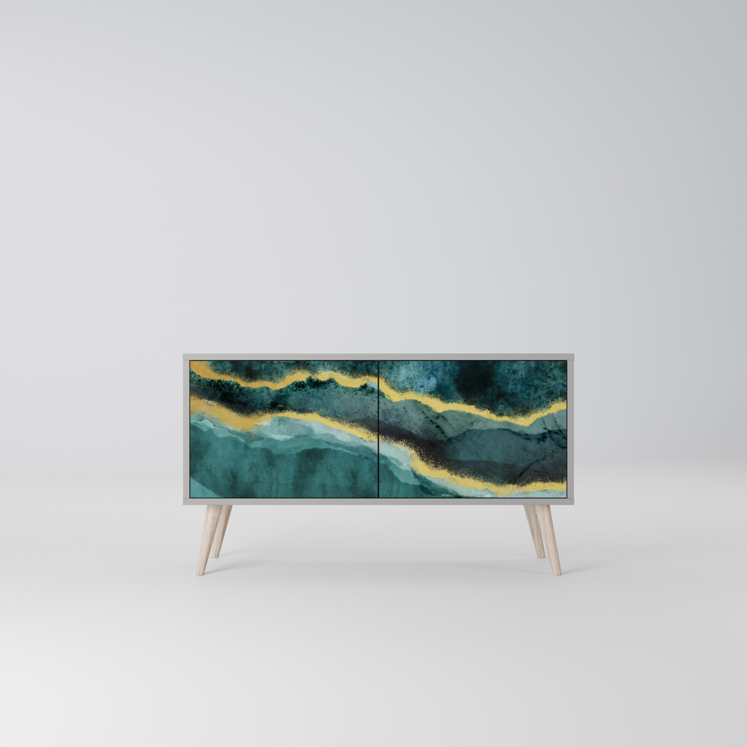 GOLDRUSH ODYSSEY Kompaktowa szafka RTV 2-drzwiowa