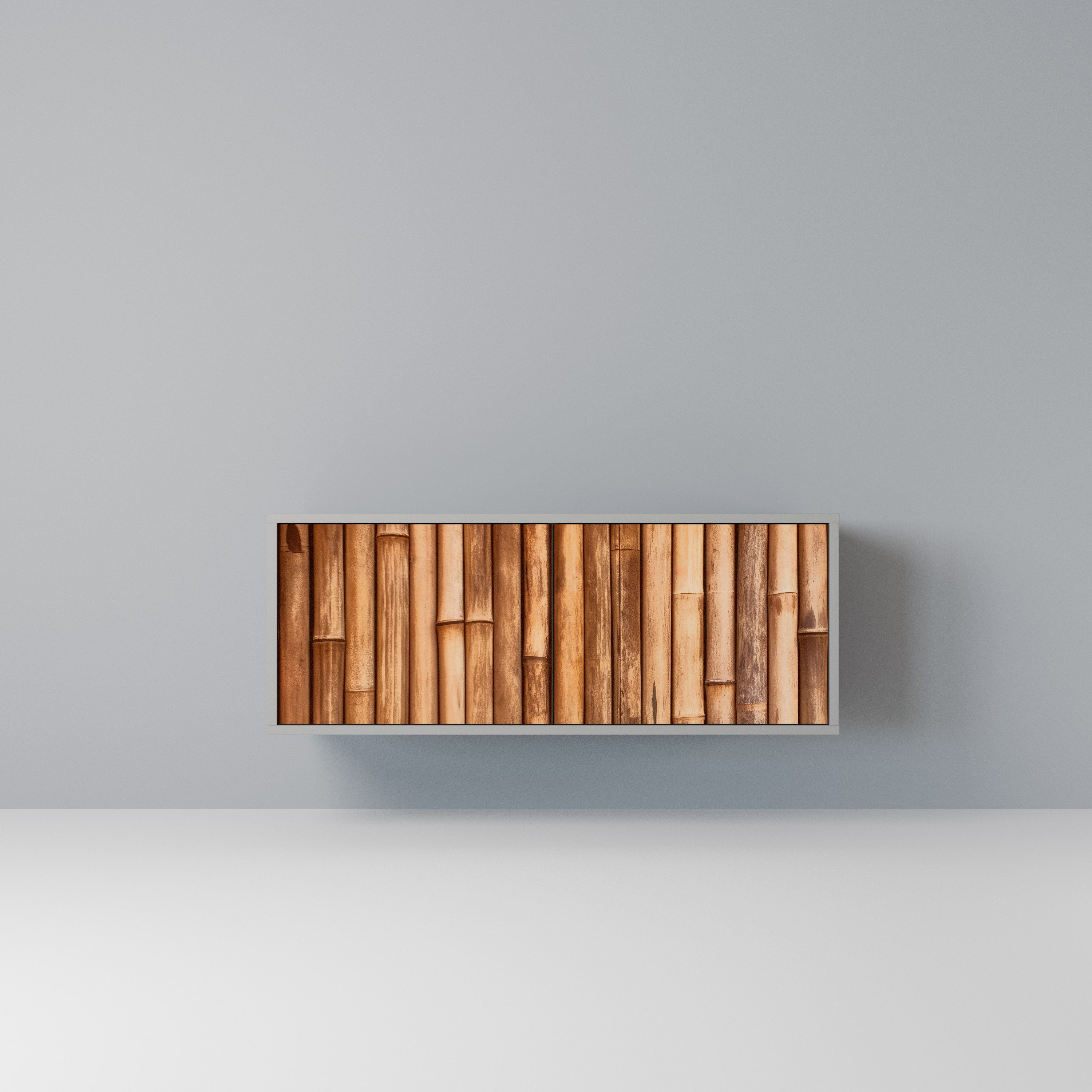 NATURAL WOOD Kompaktowa szafka RTV 2-drzwiowa