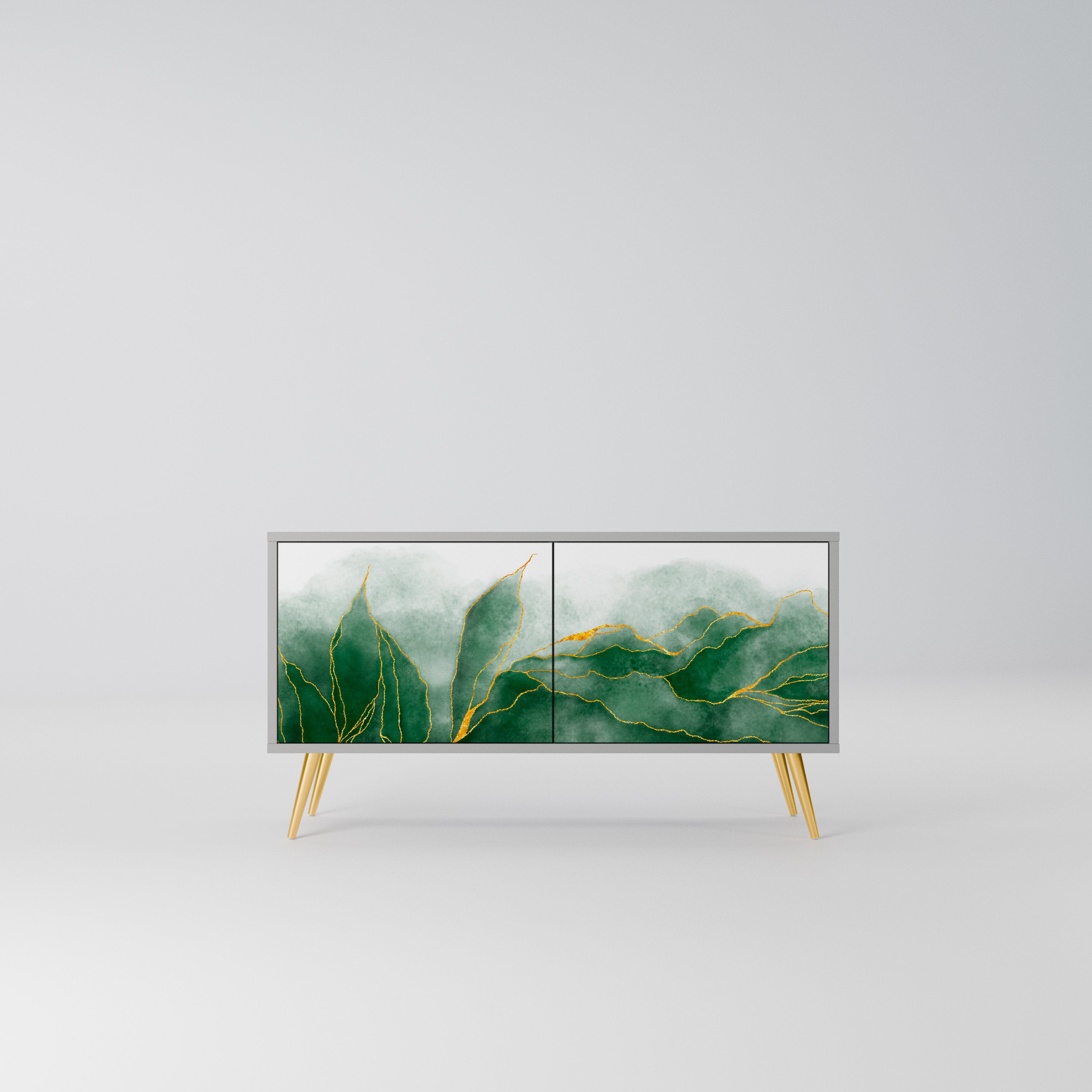 EXPENSIVE NATURE Kompaktowa szafka RTV 2-drzwiowa