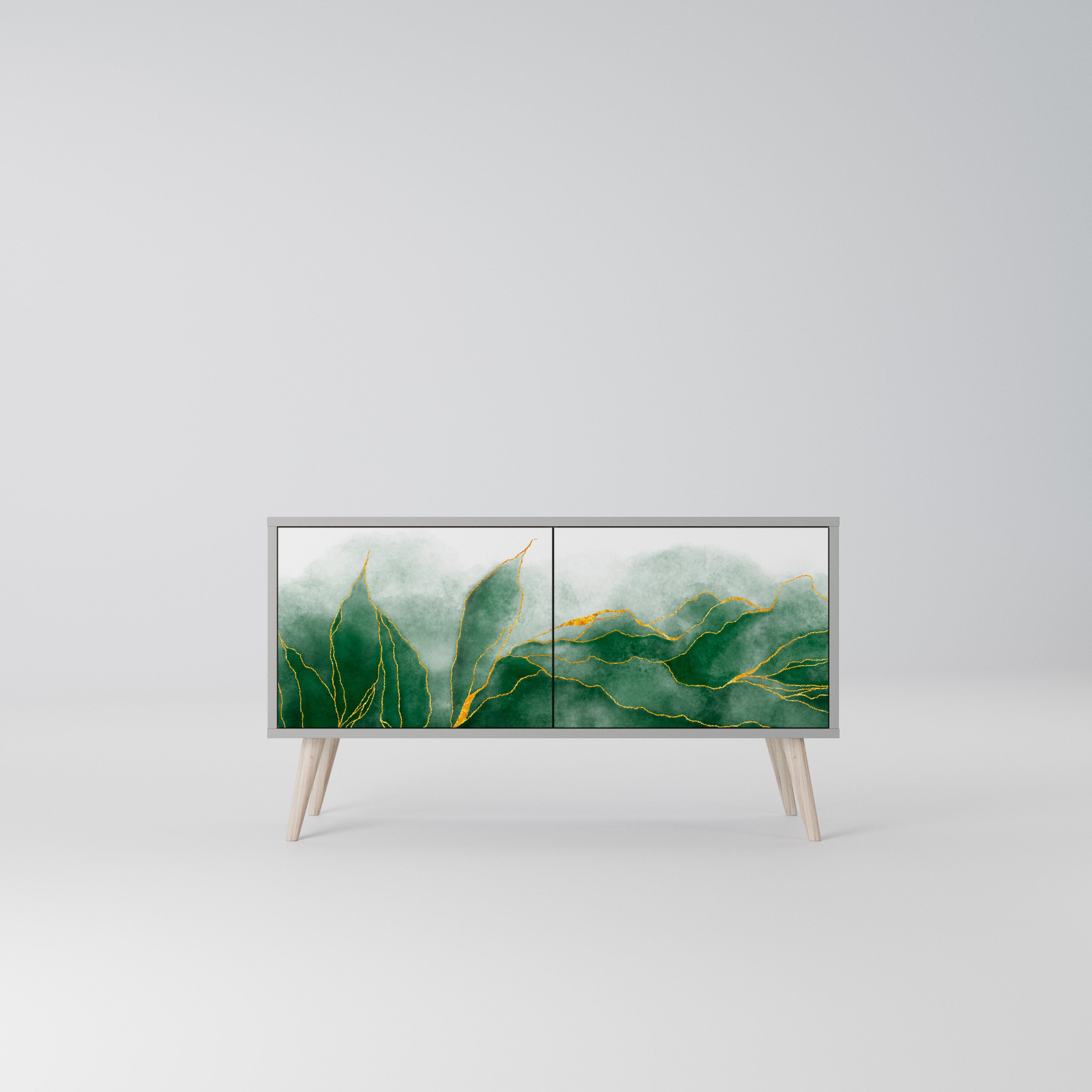 EXPENSIVE NATURE Kompaktowa szafka RTV 2-drzwiowa