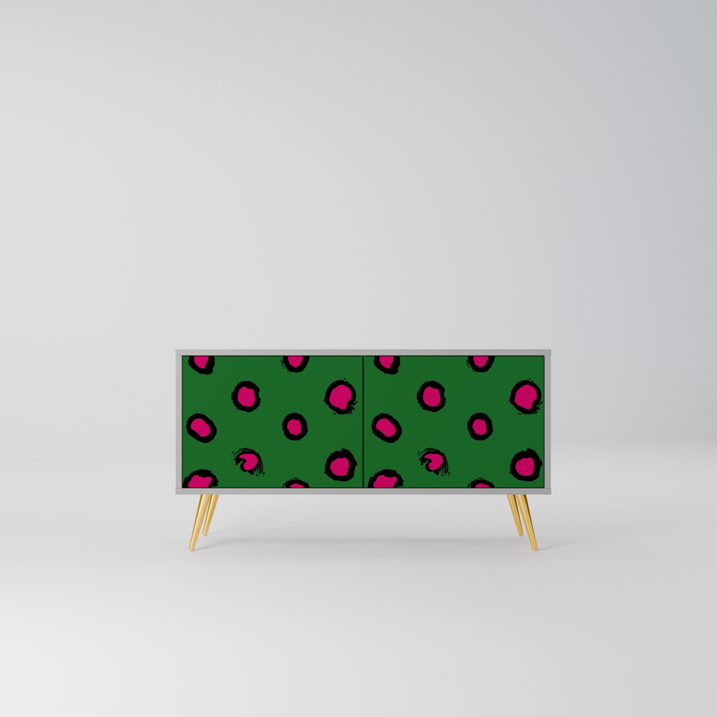 FUNKY SPOTS Kompaktowa szafka RTV 2-drzwiowa