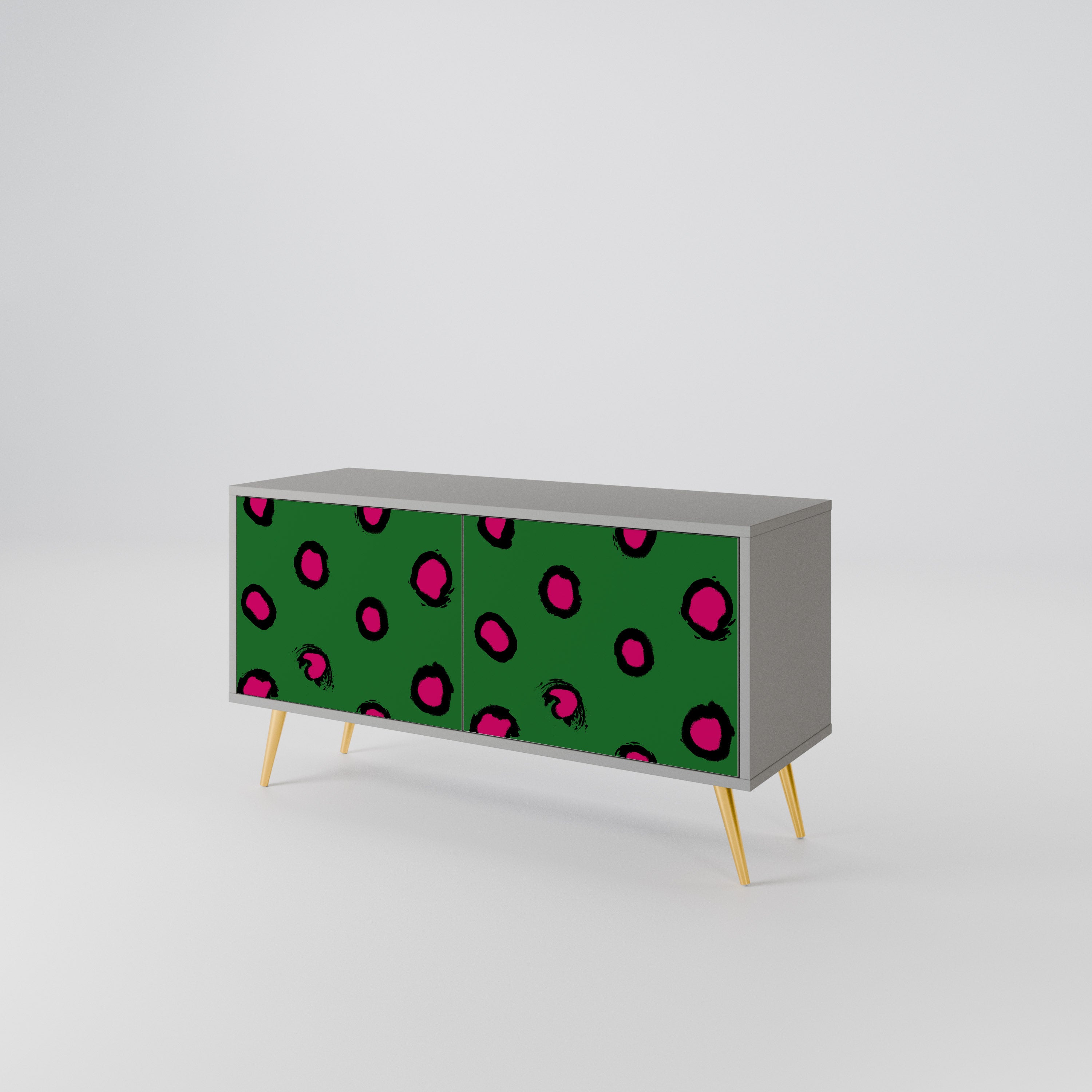 FUNKY SPOTS Kompaktowa szafka RTV 2-drzwiowa