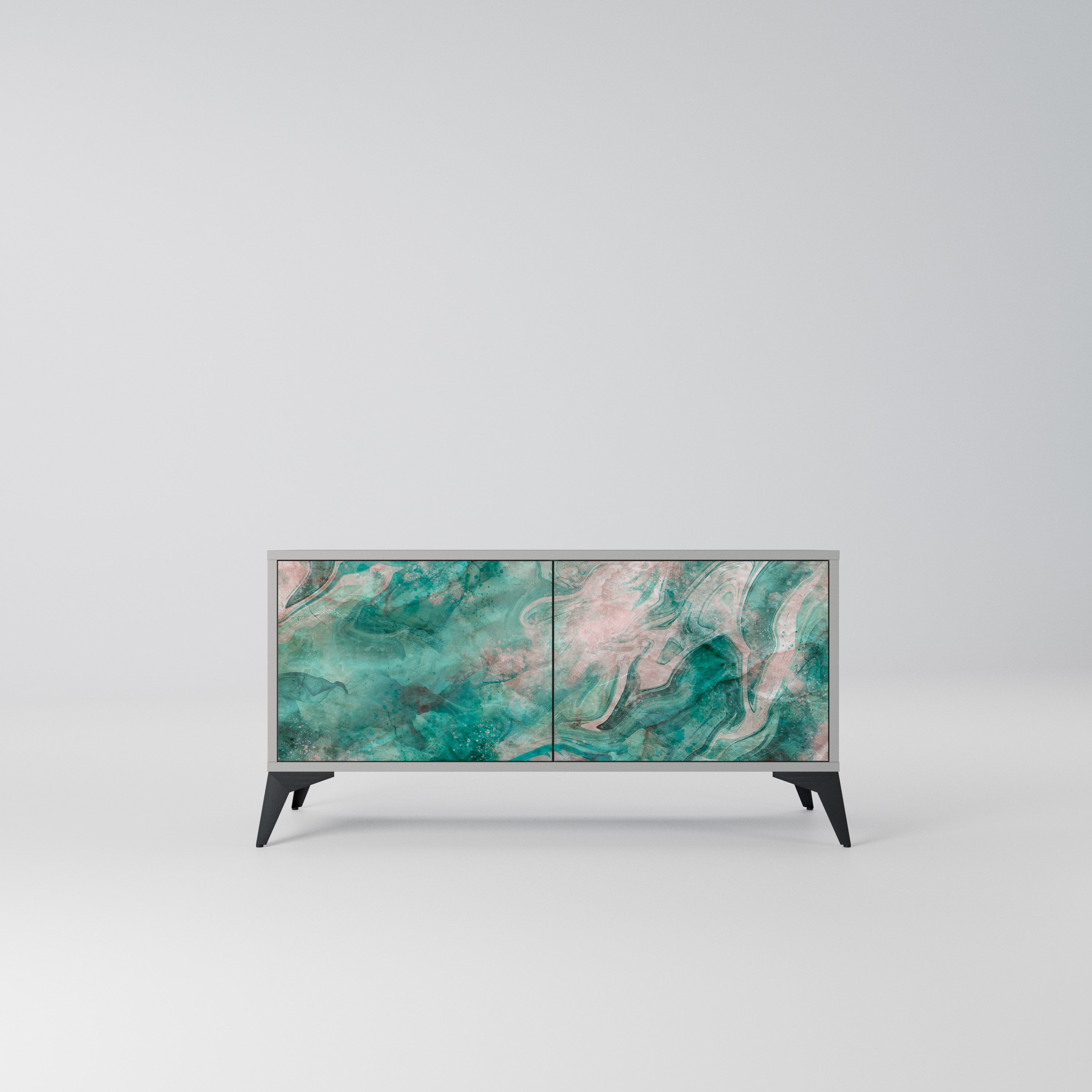 ABSTRACT ALCHEMY Kompaktowa szafka RTV 2-drzwiowa