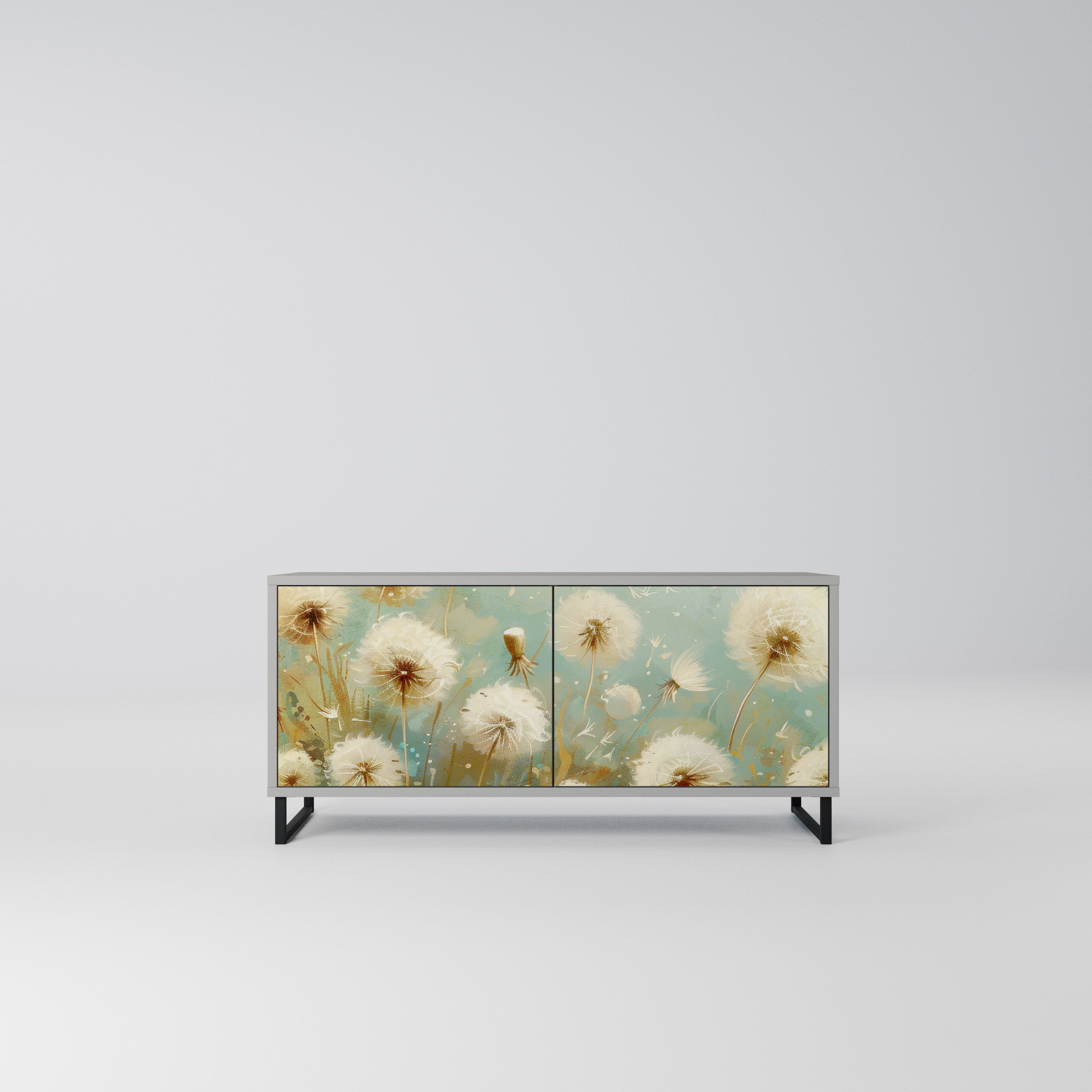 DREAMY MEADOW Kompaktowa szafka RTV 2-drzwiowa