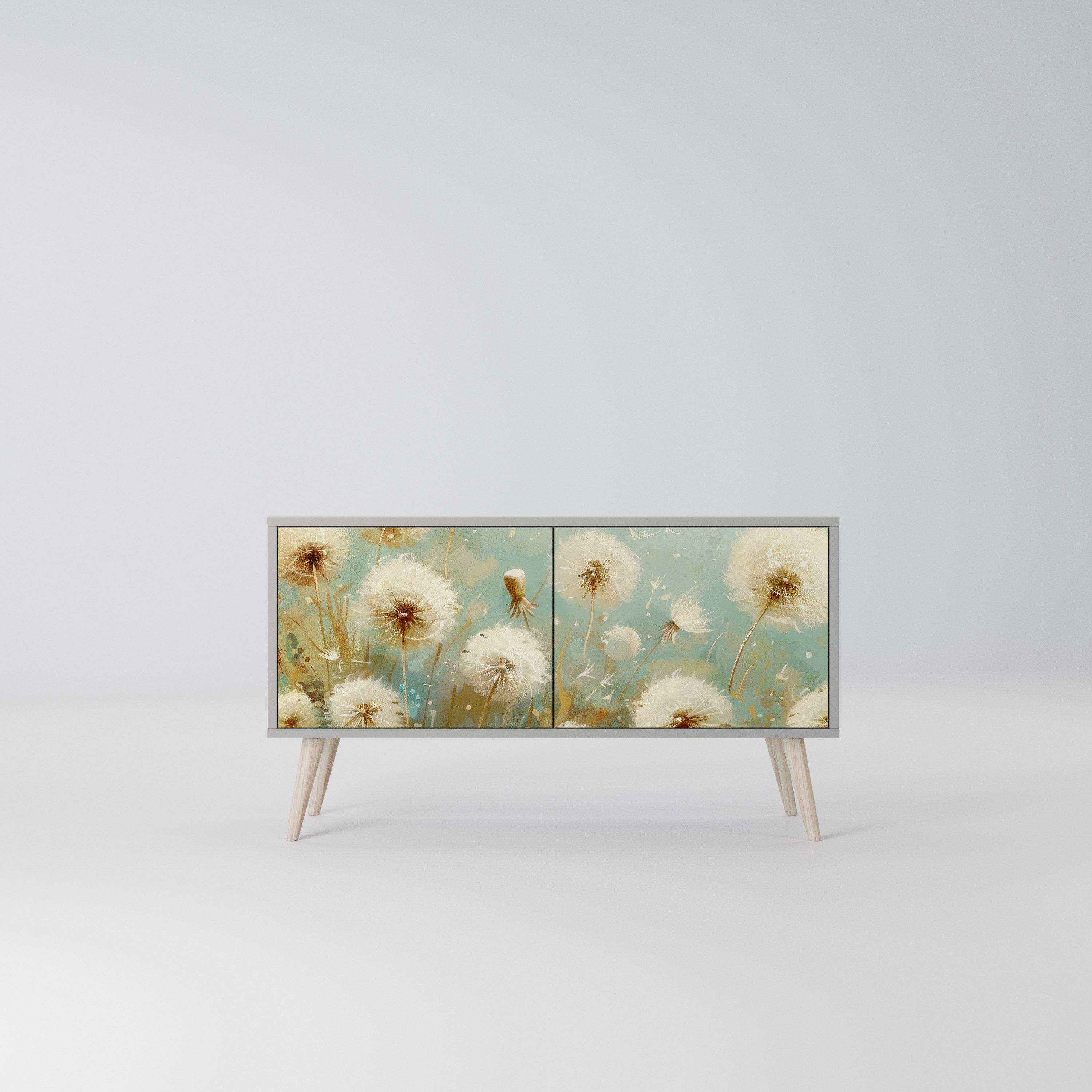 DREAMY MEADOW Kompaktowa szafka RTV 2-drzwiowa