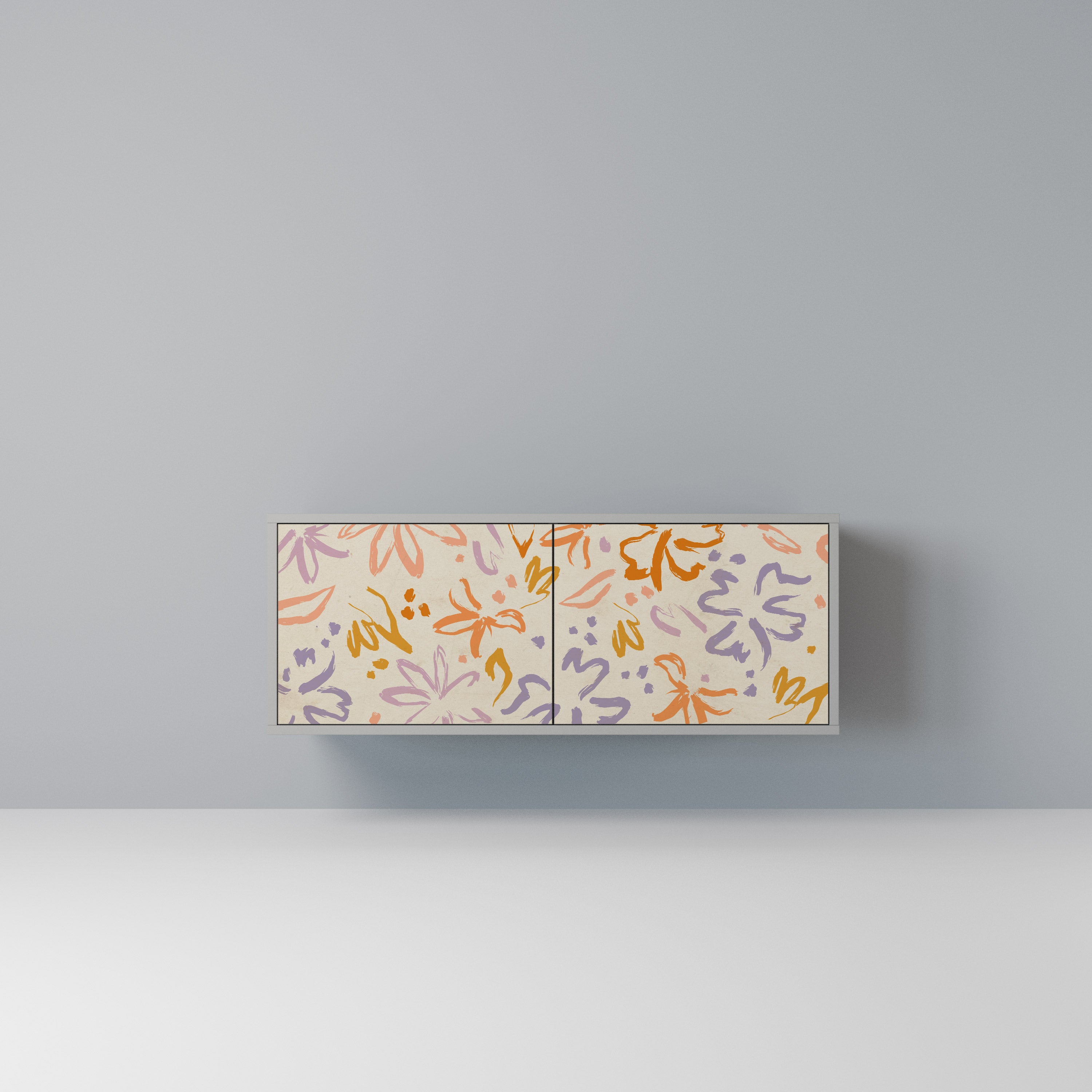 SPRING WHIMSY Kompaktowa szafka RTV 2-drzwiowa