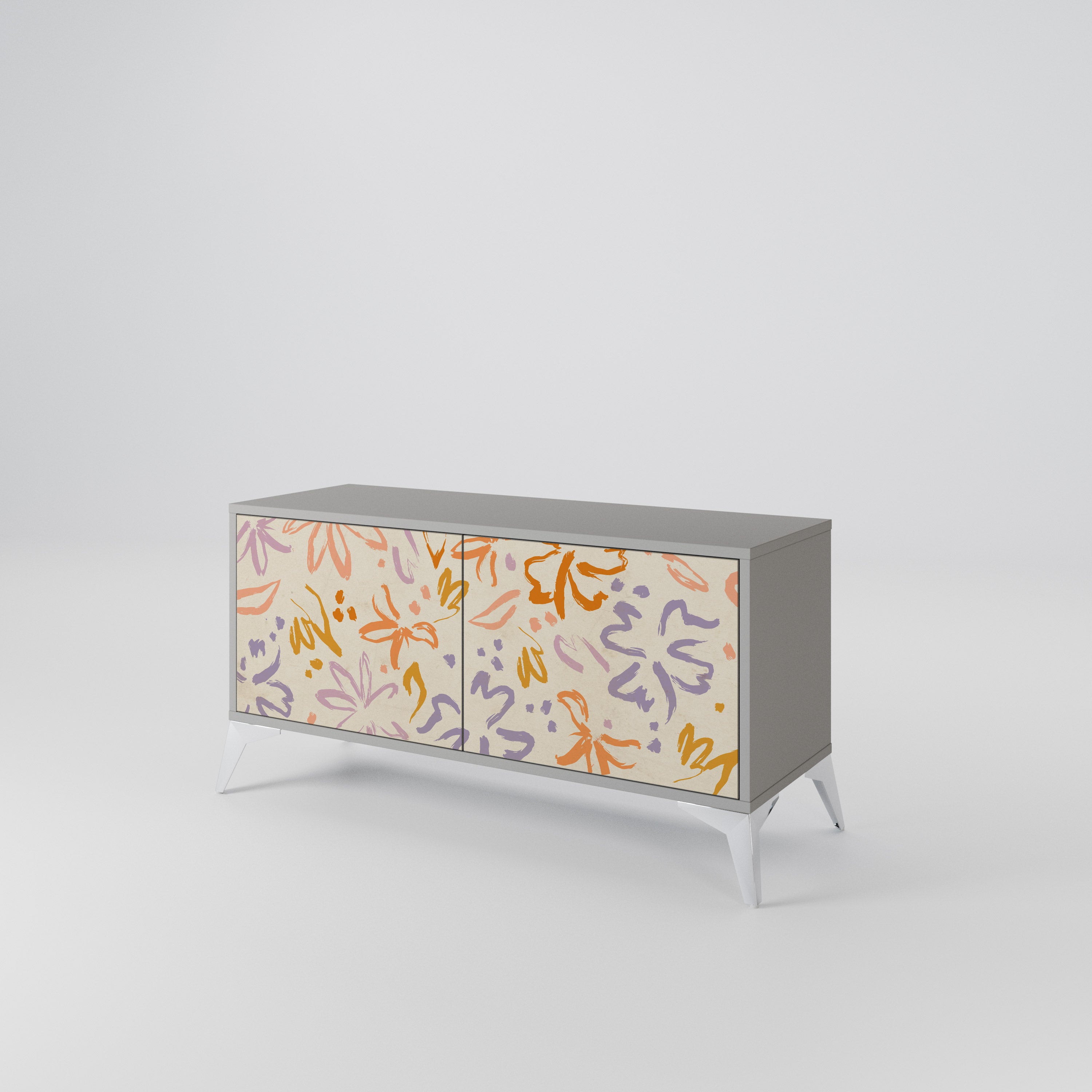 SPRING WHIMSY Kompaktowa szafka RTV 2-drzwiowa