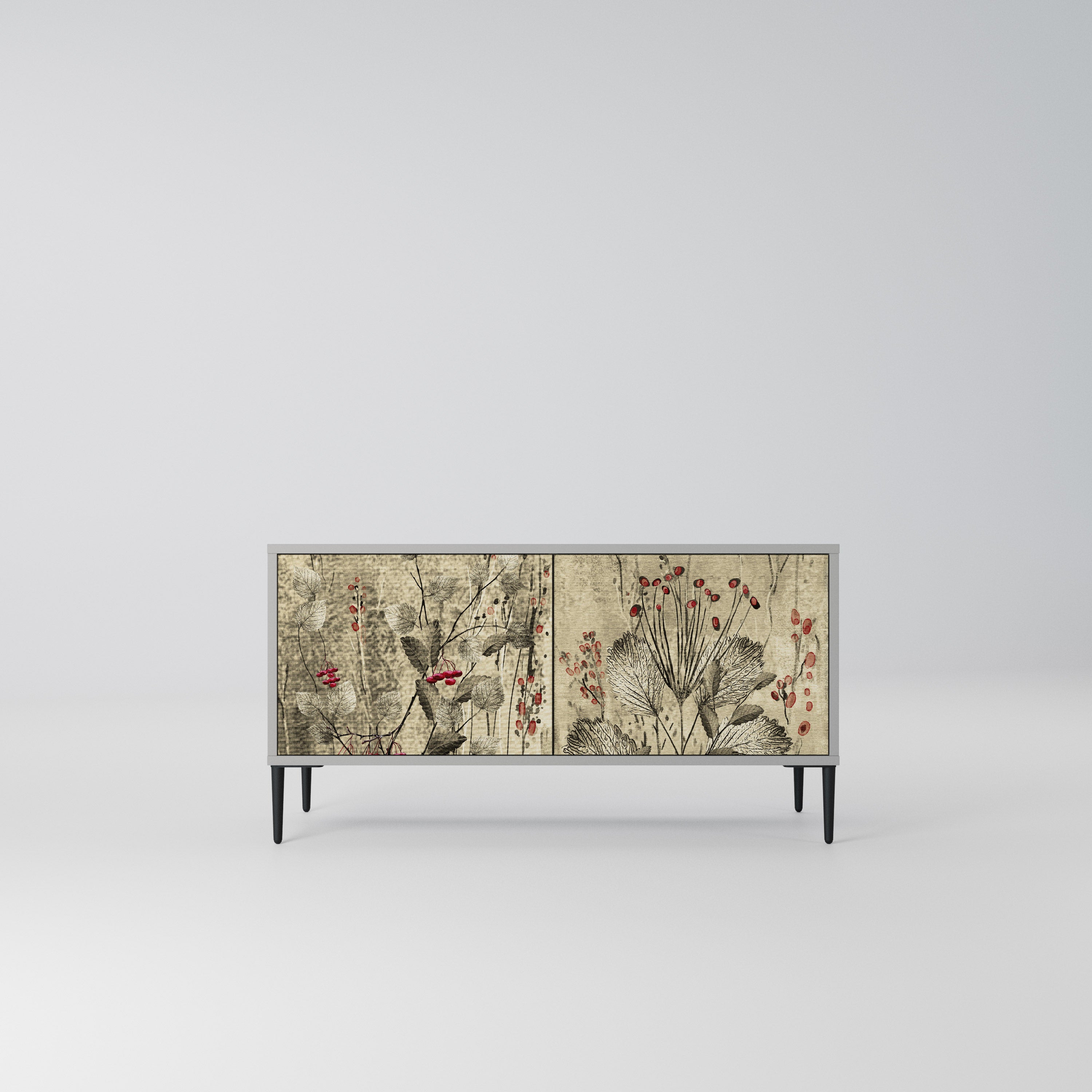 HERBAL GRACE Kompaktowa szafka RTV 2-drzwiowa