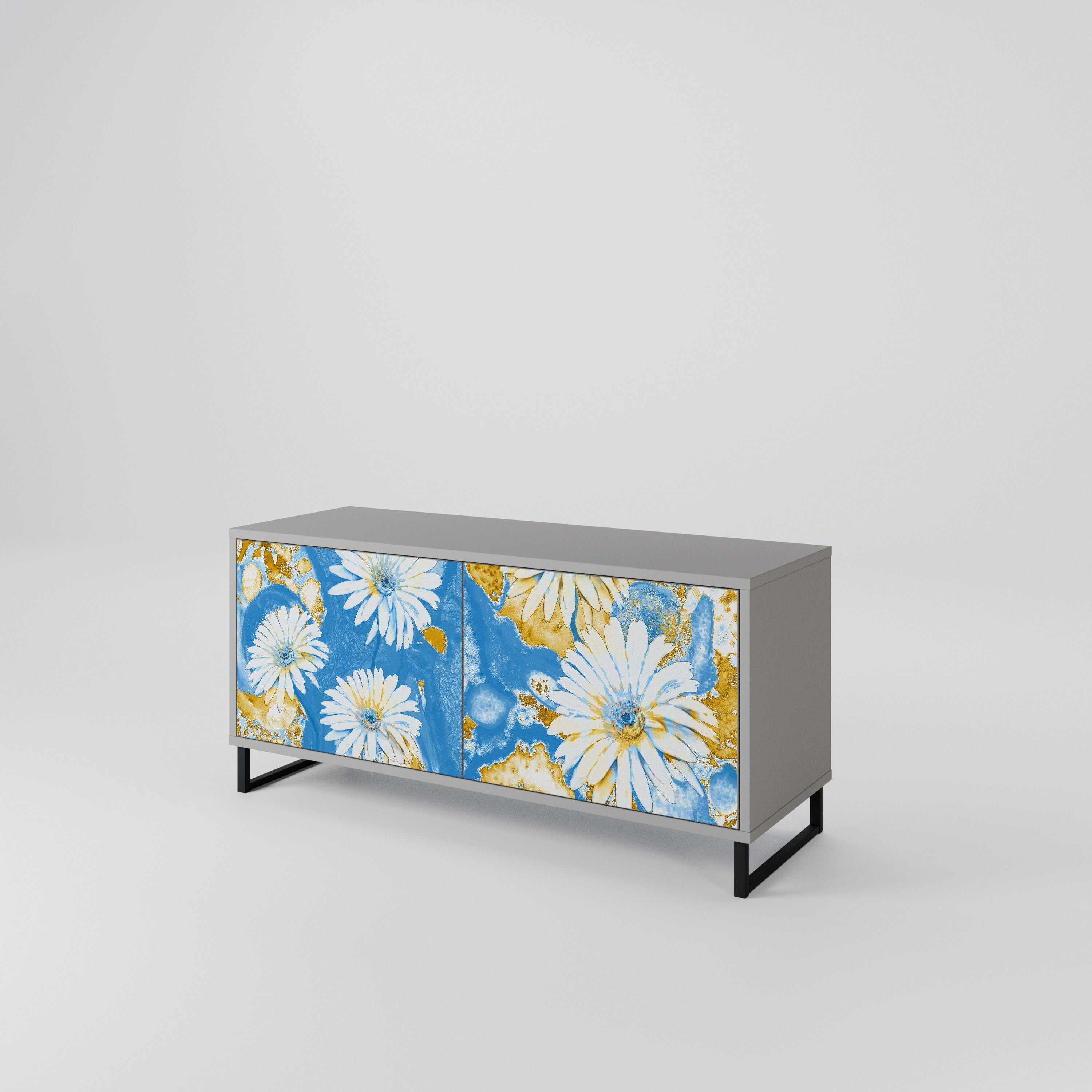 DAISY LUXE Kompaktowa szafka RTV 2-drzwiowa