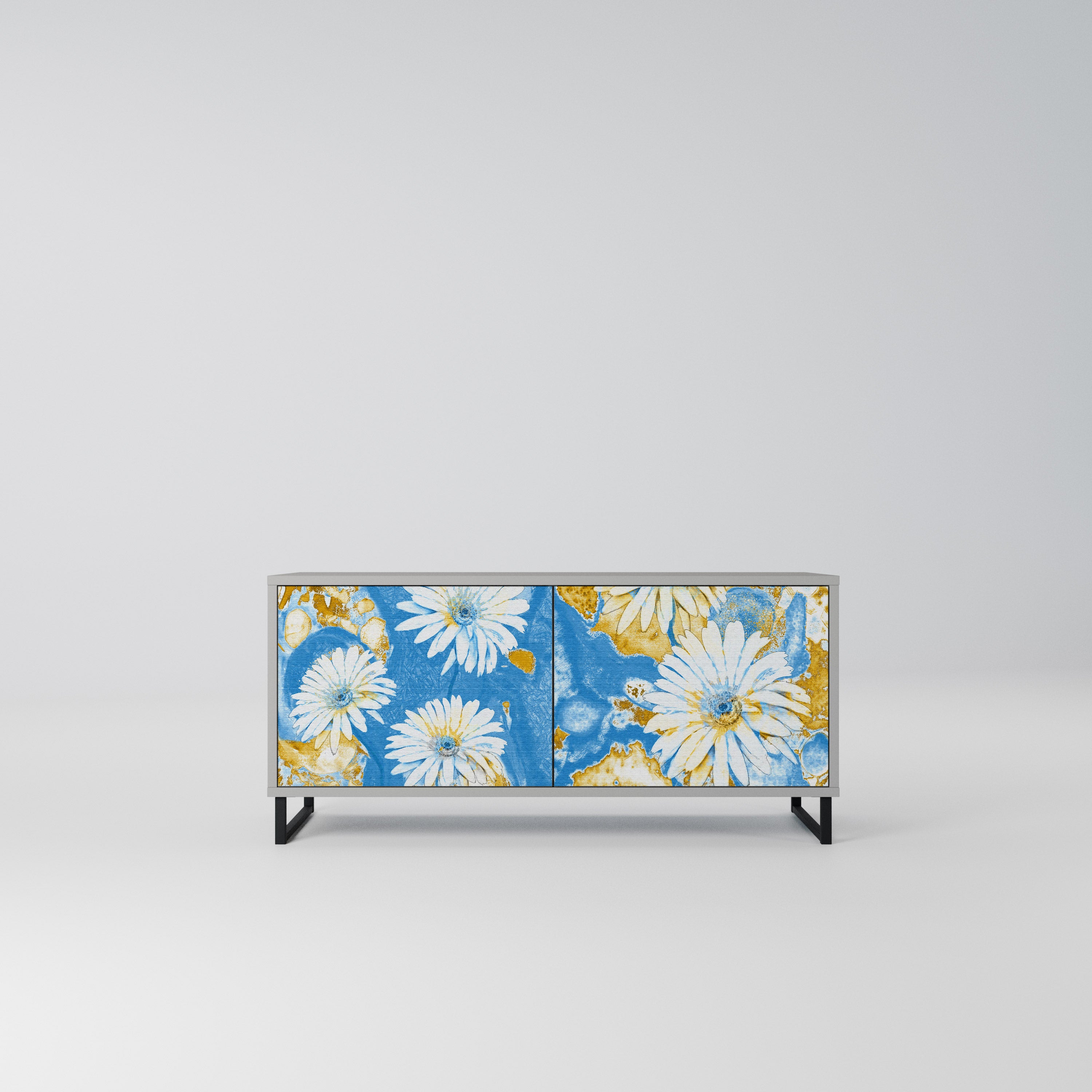 DAISY LUXE Kompaktowa szafka RTV 2-drzwiowa