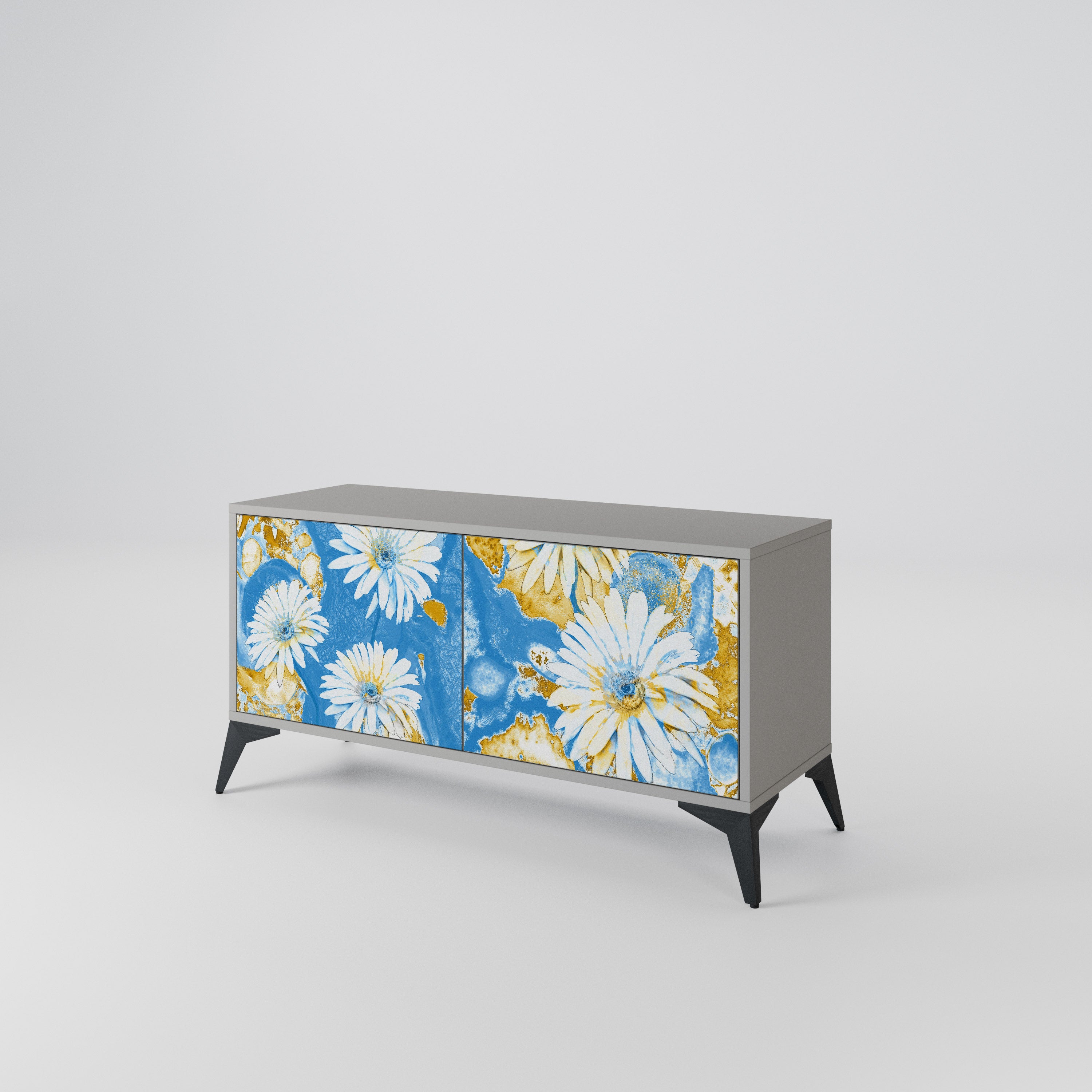 DAISY LUXE Kompaktowa szafka RTV 2-drzwiowa